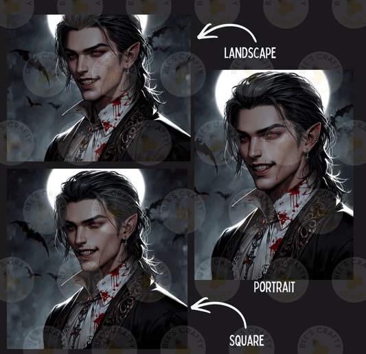 The image is a collage of three images depicting a man with long hair and a serious expression, with a landscape and portrait style.