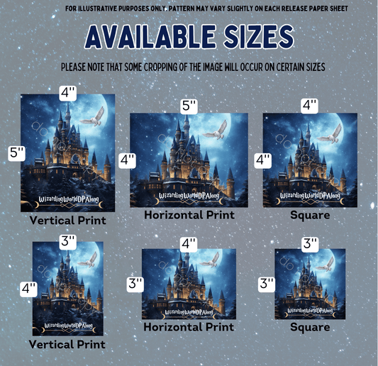 Wizarding World DP Along Event Release Papers