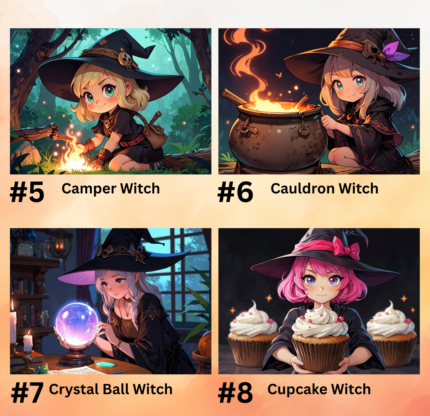The Which Witch Event Series by Kristin Schwenke Block - Reusable Diamond Painting Release Paper