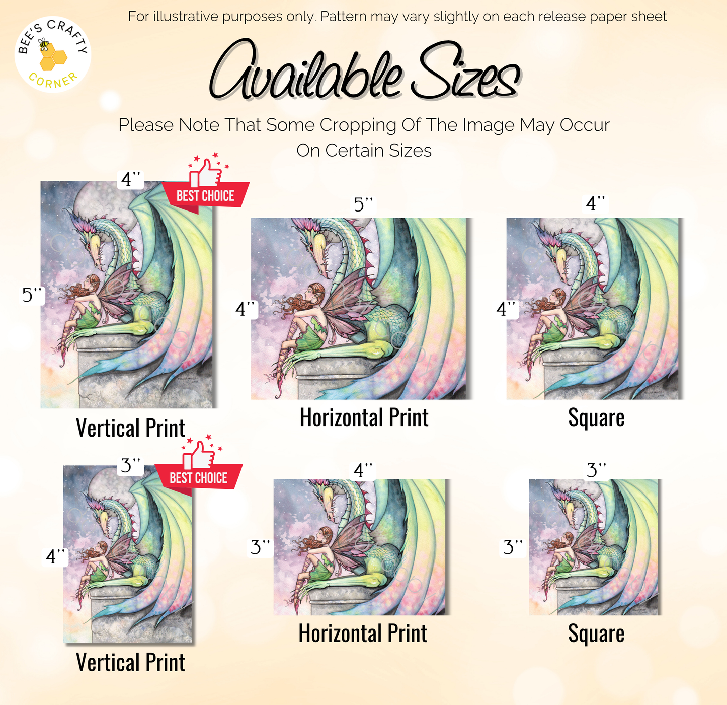 four different pictures of a fairy on a wave