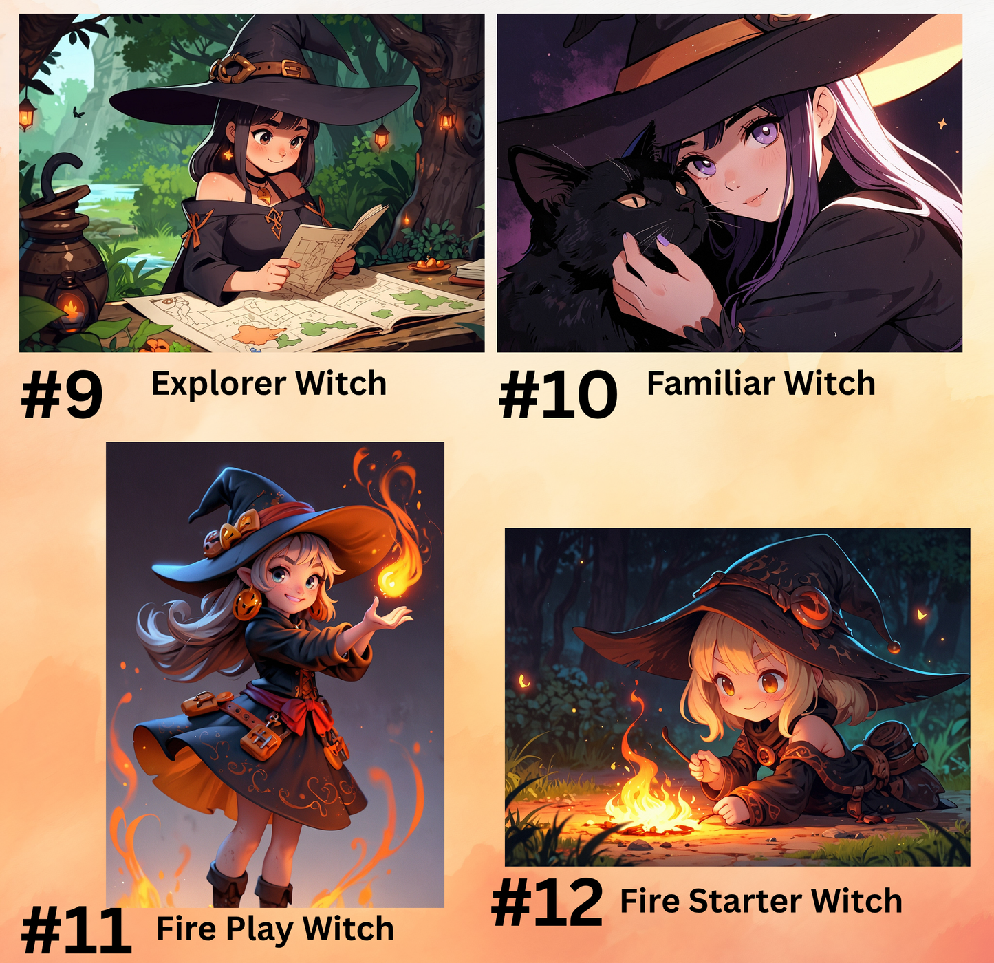 The Which Witch Event Series by Kristin Schwenke Block - Reusable Diamond Painting Release Paper