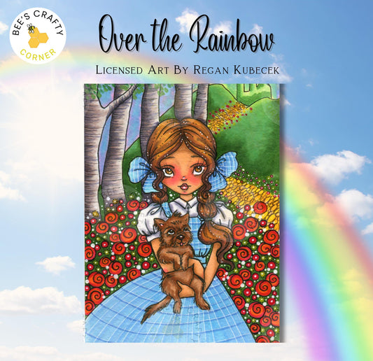 Over the Rainbow by Regan Kubecek - Licensed Diamond Painting Release Paper