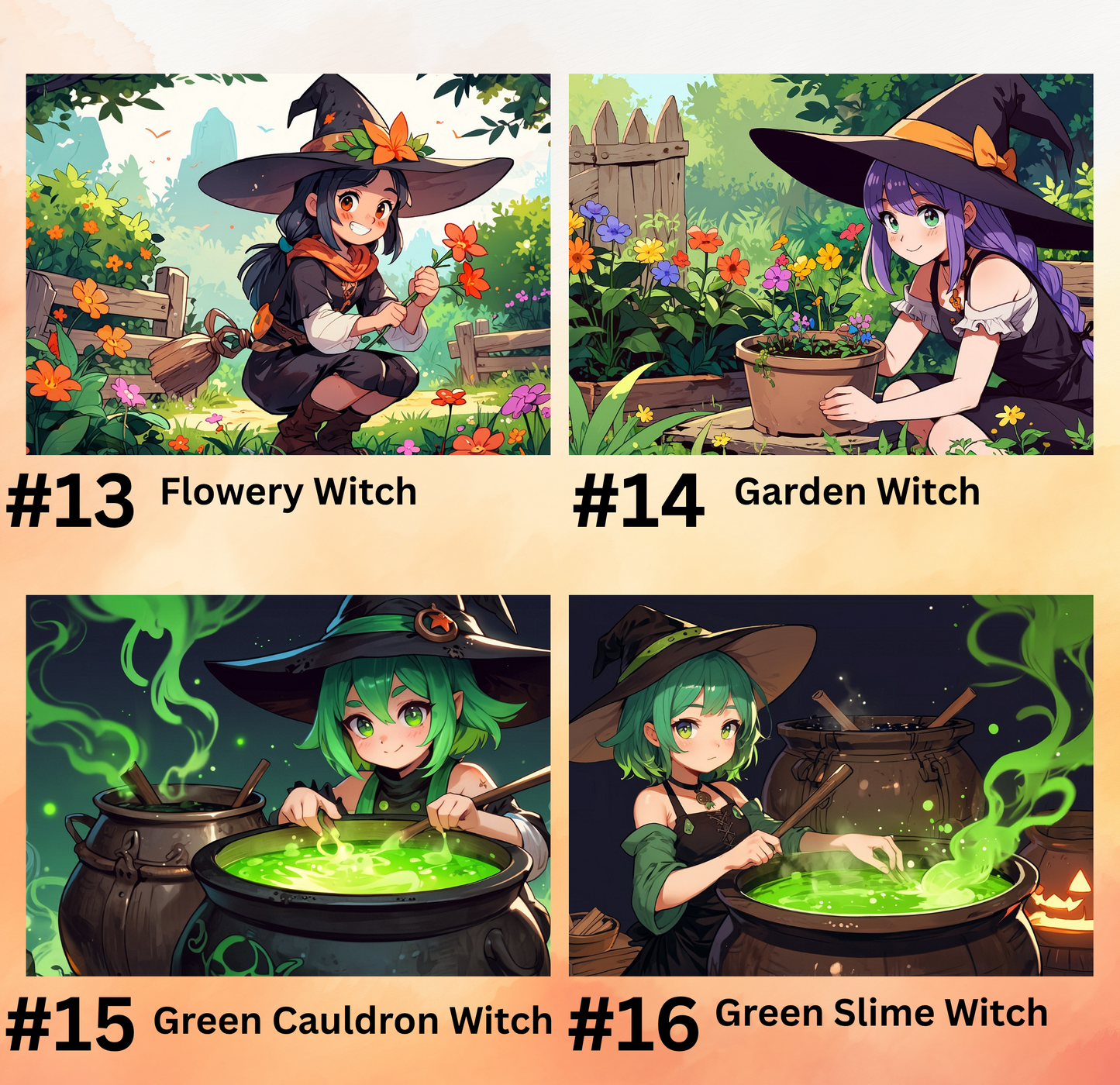 The Which Witch Event Series by Kristin Schwenke Block - Reusable Diamond Painting Release Paper