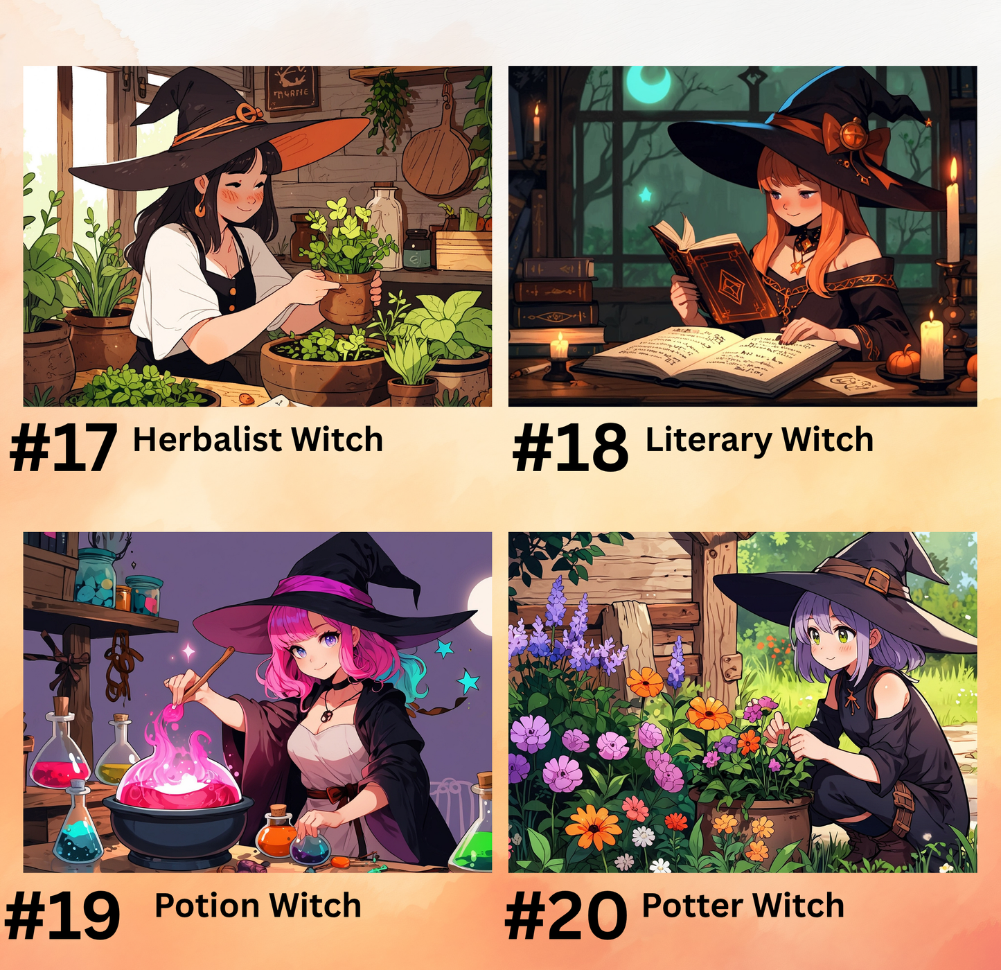 The Which Witch Event Series by Kristin Schwenke Block - Reusable Diamond Painting Release Paper