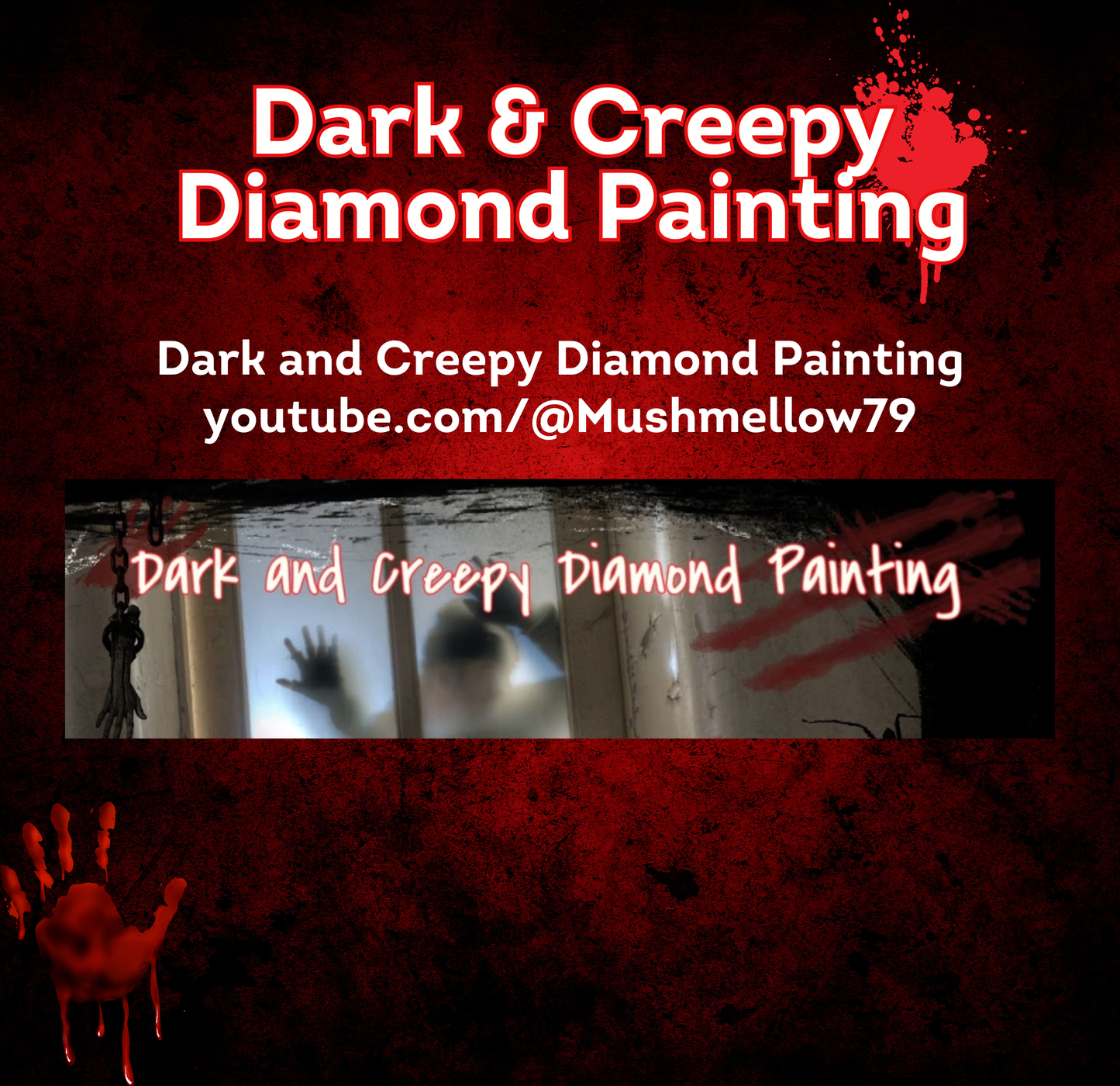 Dark and Creepy Diamond Painting Volume II - Reusable Diamond Painting Release Paper