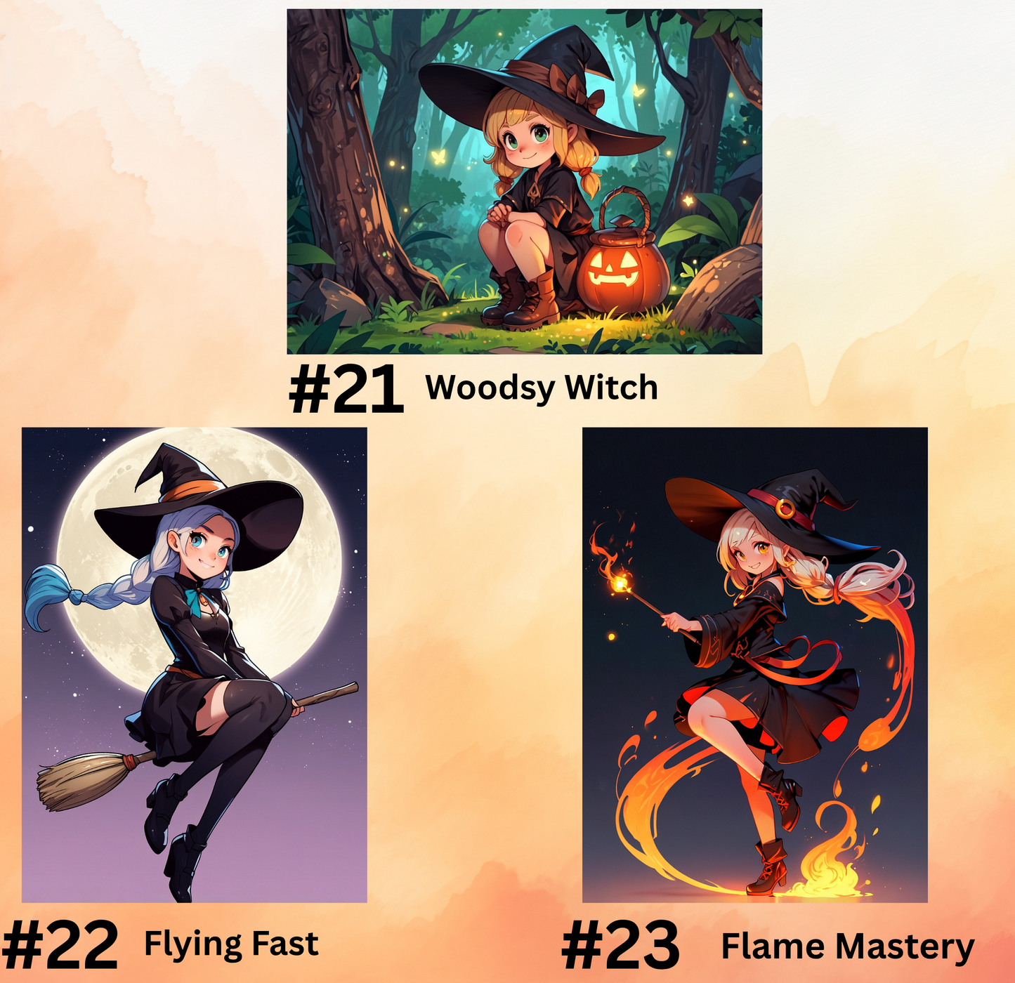 The Which Witch Event Series by Kristin Schwenke Block - Reusable Diamond Painting Release Paper