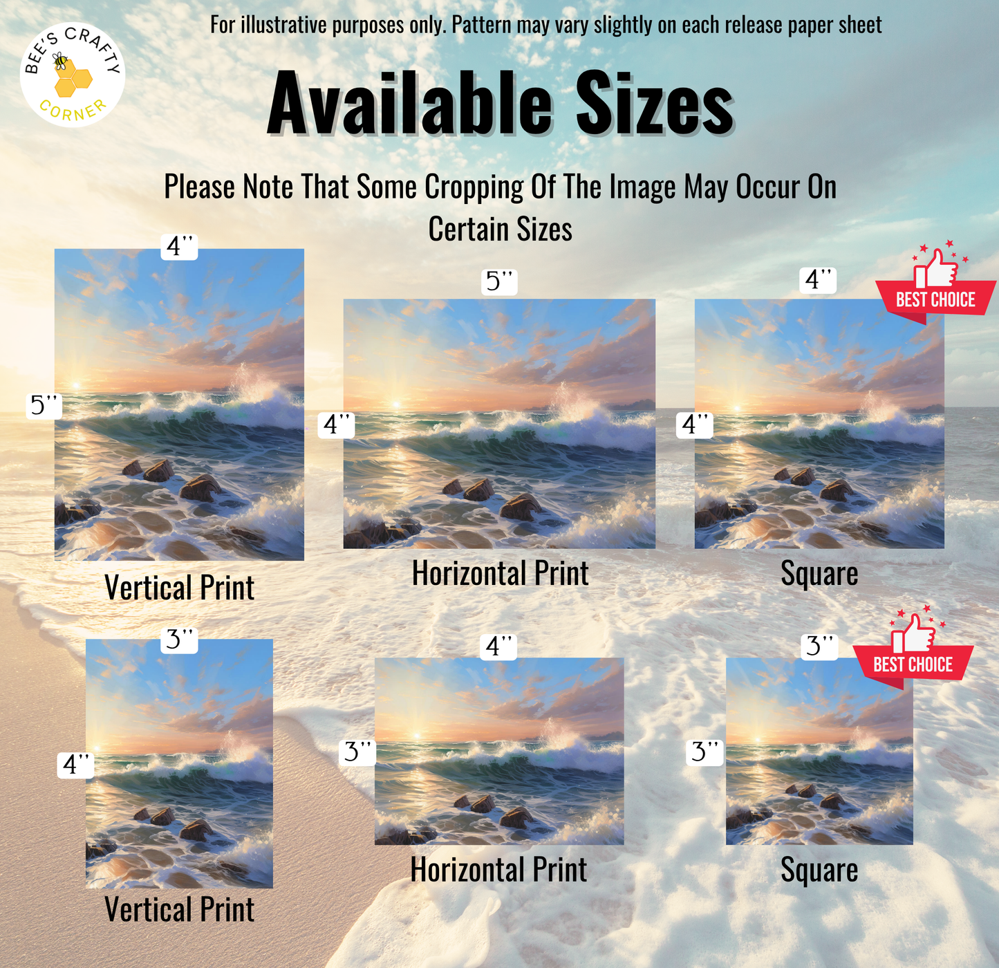 a series of photographs of a beach with waves