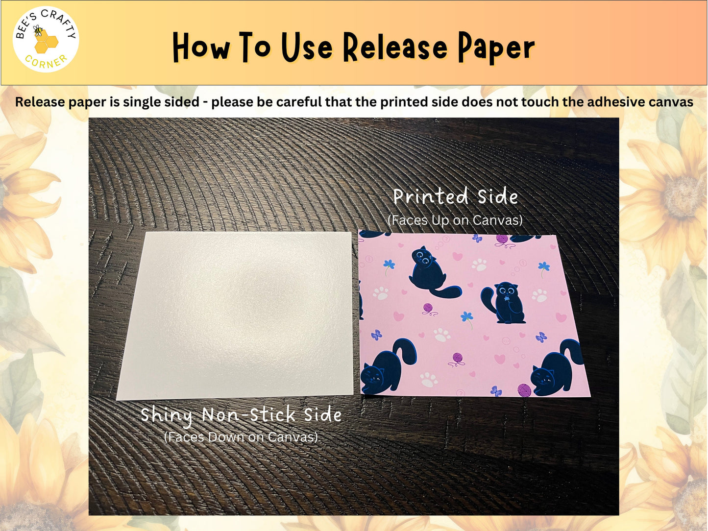 how to use release paper
