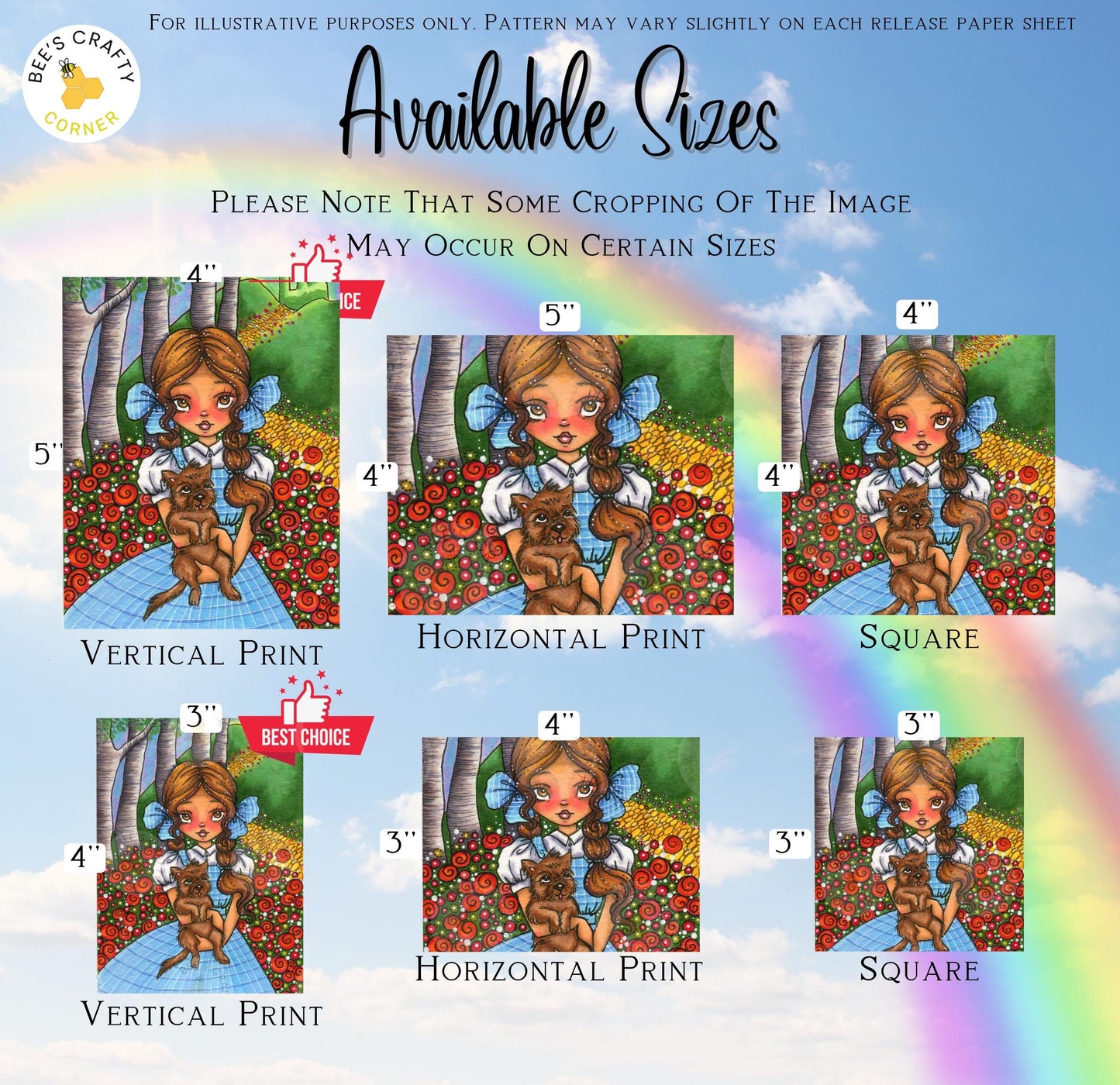 Over the Rainbow by Regan Kubecek - Licensed Diamond Painting Release Paper