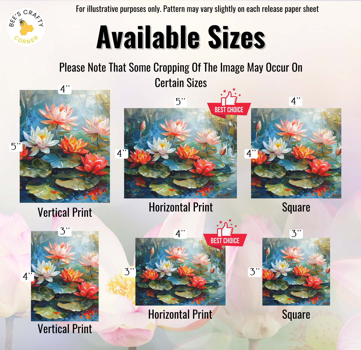 a picture of water lilies in a pond of water