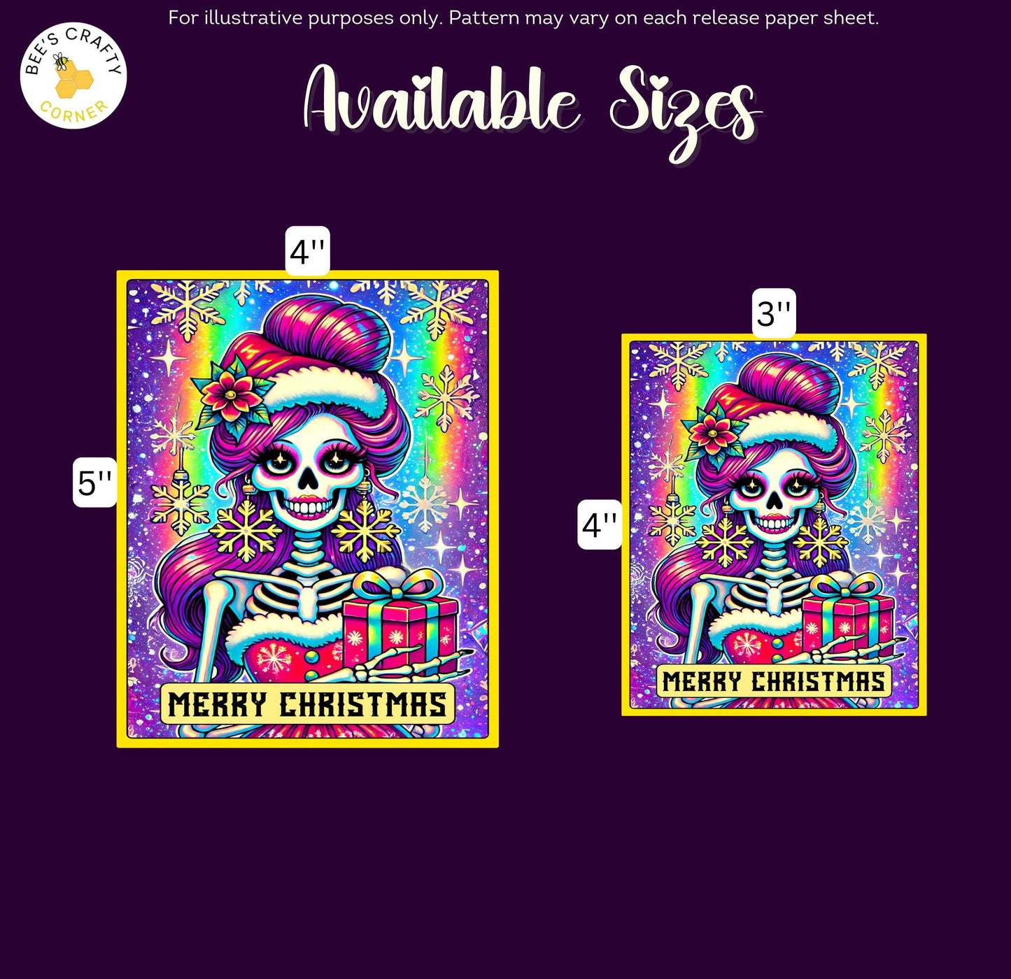 Christmas Tarot Cards - Theme Pack Reusable Diamond Painting Release Paper