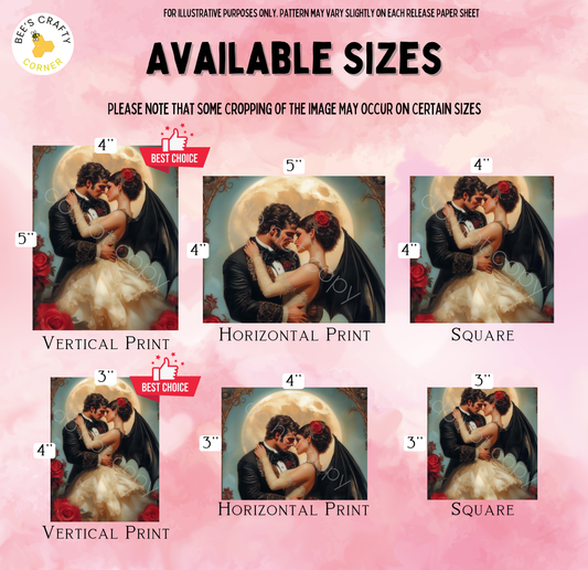 The image is a collage of six images depicting couples in romantic poses, with varying sizes and orientations.