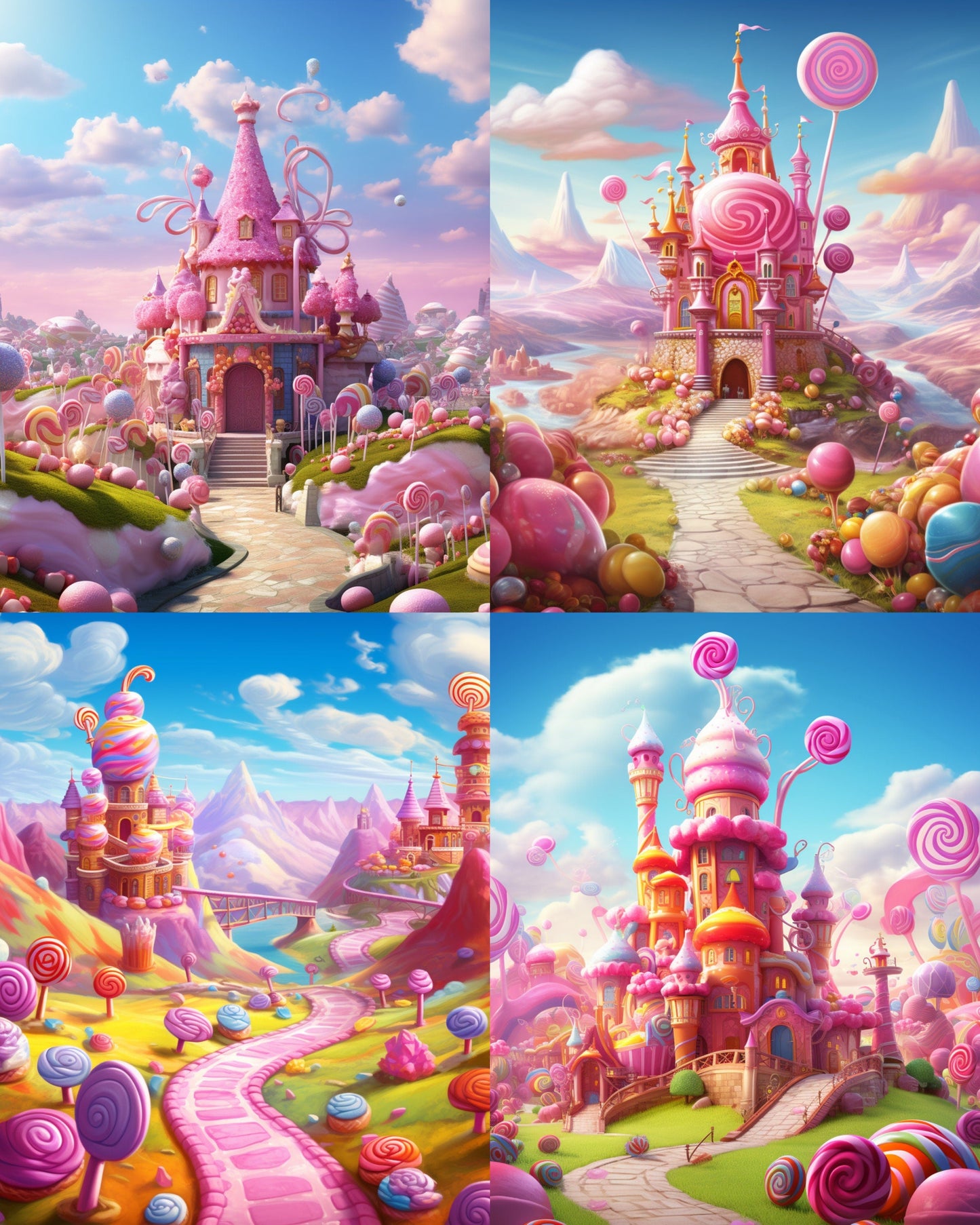 RELEASE PAPER | Candyland - Theme Pack Reusable Diamond Painting Release Paper