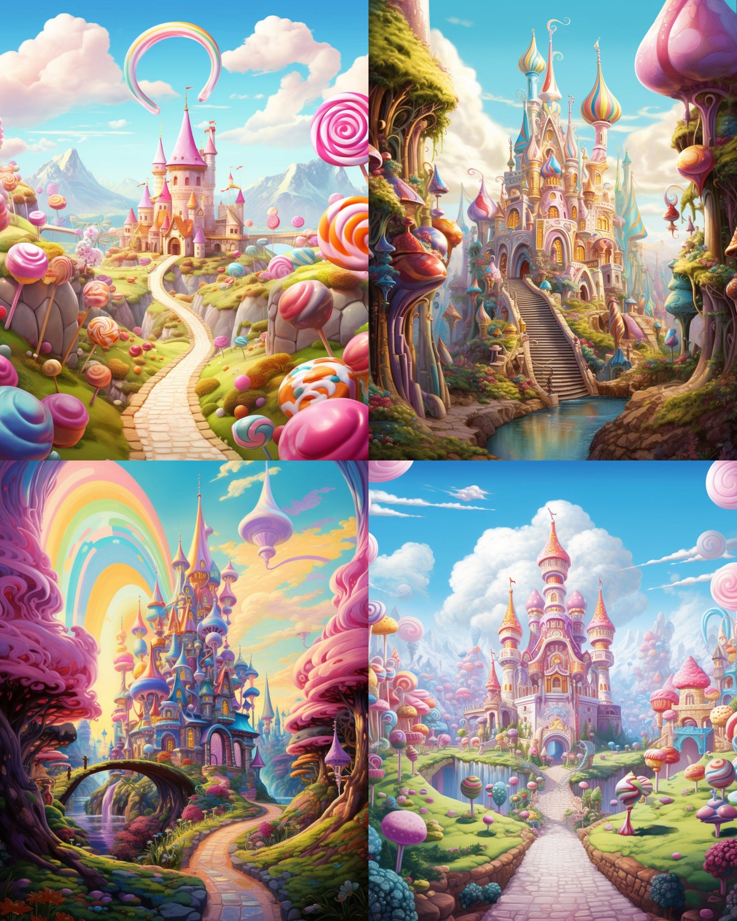 RELEASE PAPER | Candyland - Theme Pack Reusable Diamond Painting Release Paper