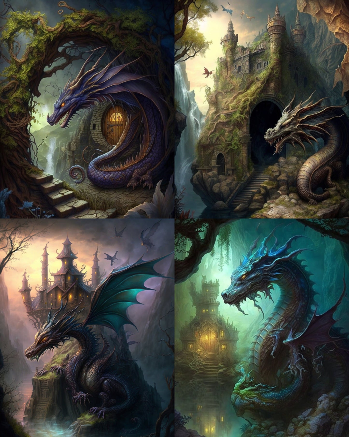 RELEASE PAPER | Land of Dragons - Theme Pack Reusable Diamond Painting Release Paper