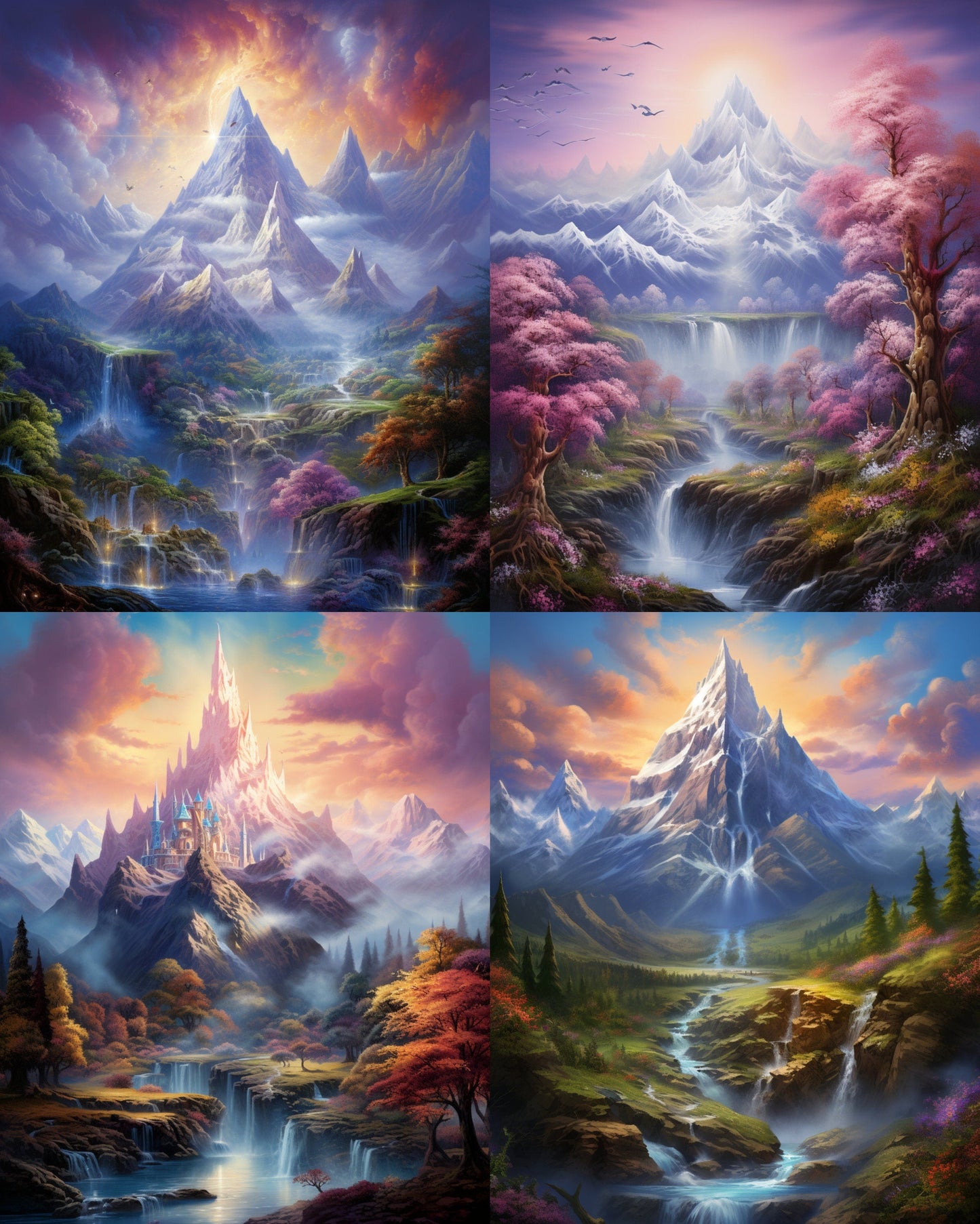 RELEASE PAPER | Mountain Rivers - Theme Pack Reusable Diamond Painting Release Paper