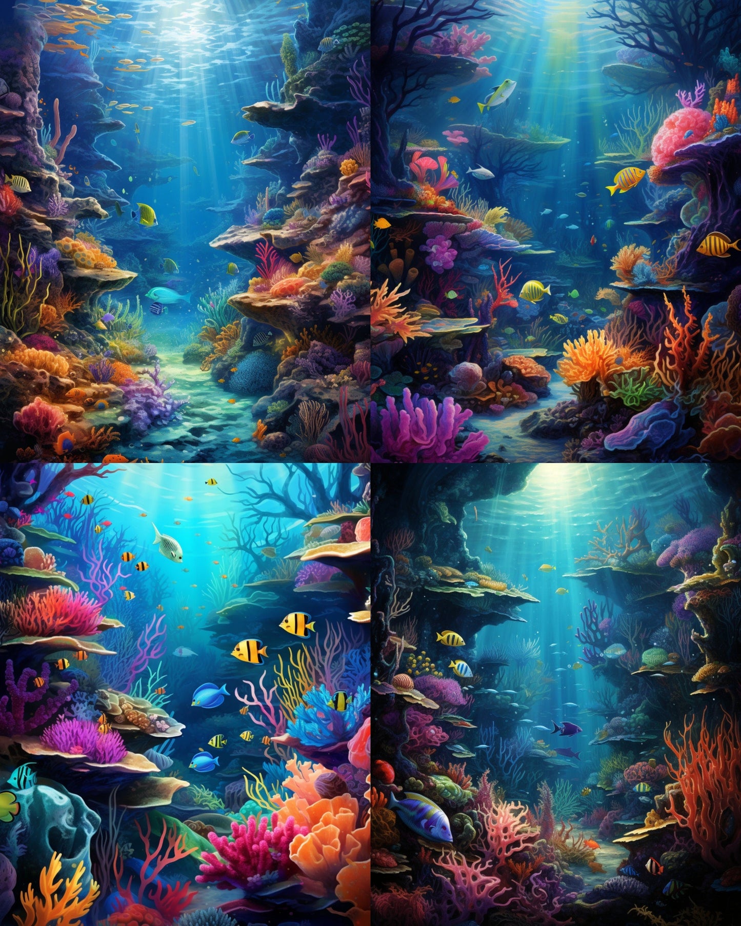 RELEASE PAPER | Tranquil Seas - Theme Pack Reusable Diamond Painting Release Paper