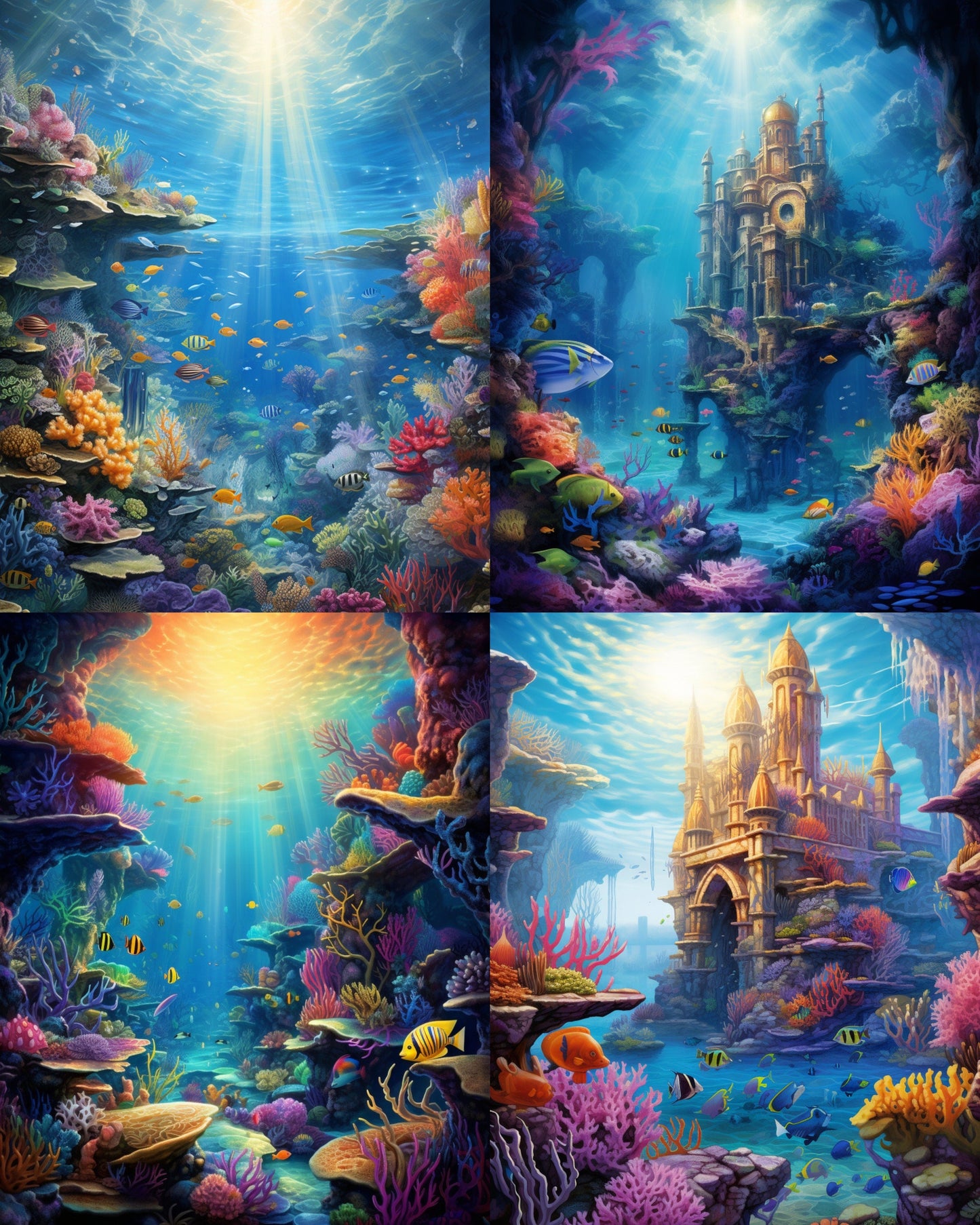 RELEASE PAPER | Tranquil Seas - Theme Pack Reusable Diamond Painting Release Paper
