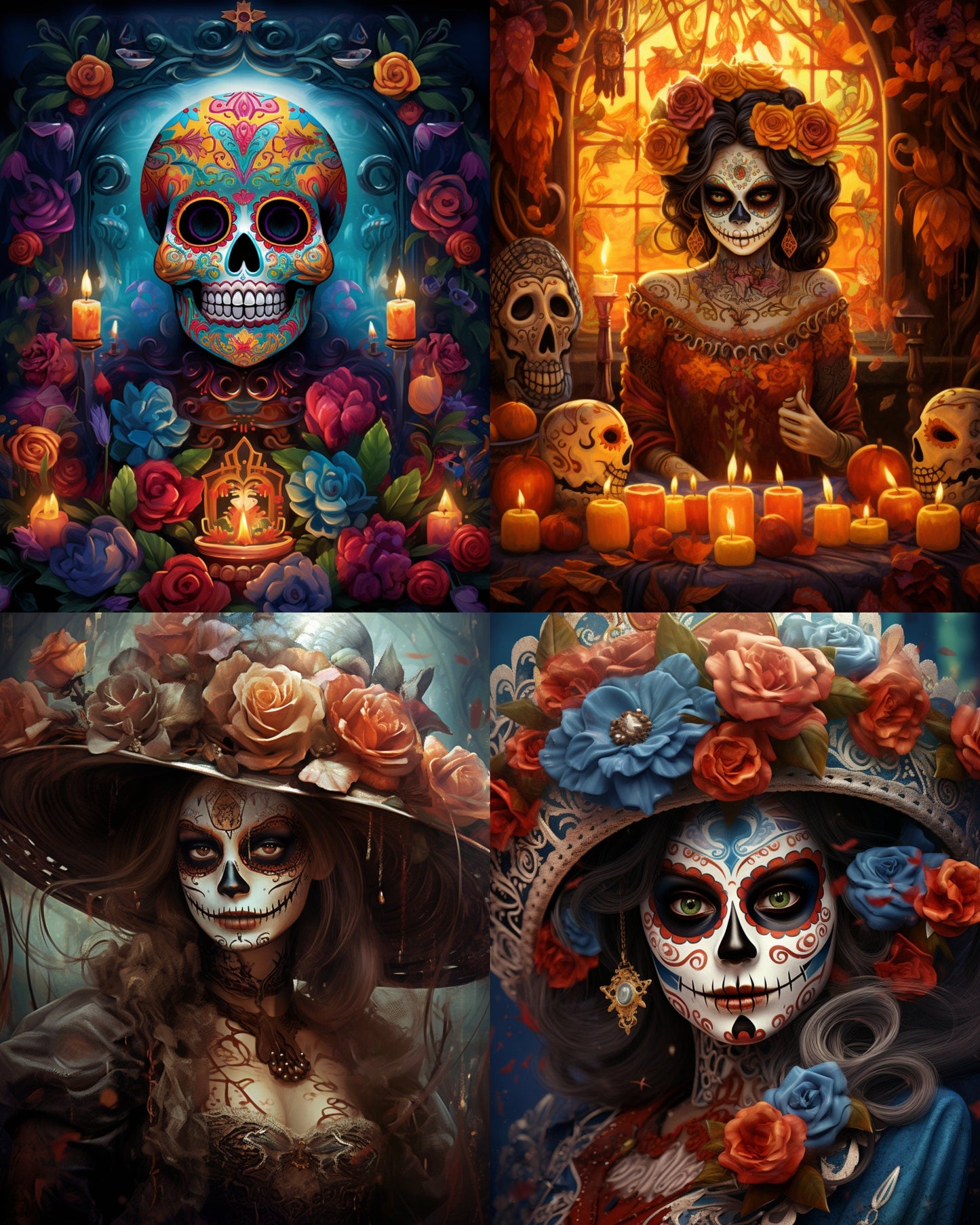 RELEASE PAPER | Dia De Muertos - Theme Pack Reusable Diamond Painting Release Paper