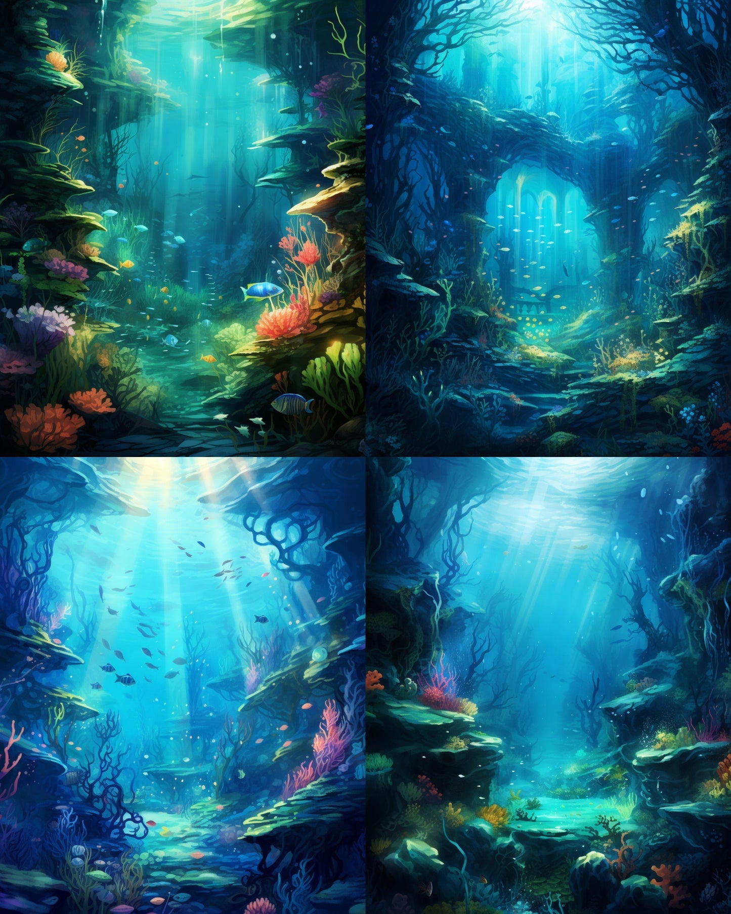 RELEASE PAPER | Tranquil Seas - Theme Pack Reusable Diamond Painting Release Paper