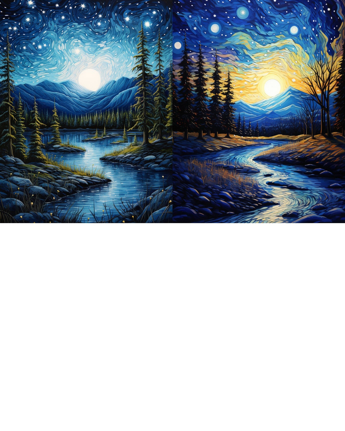 RELEASE PAPER | Starry Night - Theme Pack Reusable Diamond Painting Release Paper