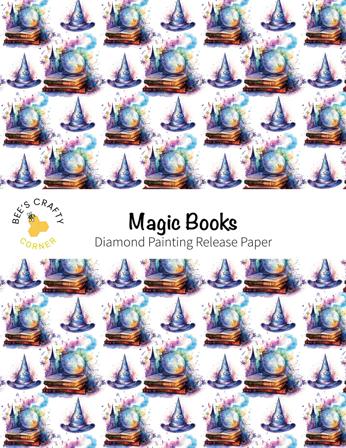 RELEASE PAPER | Magic Books - Reusable Patterned Diamond Painting Release Paper