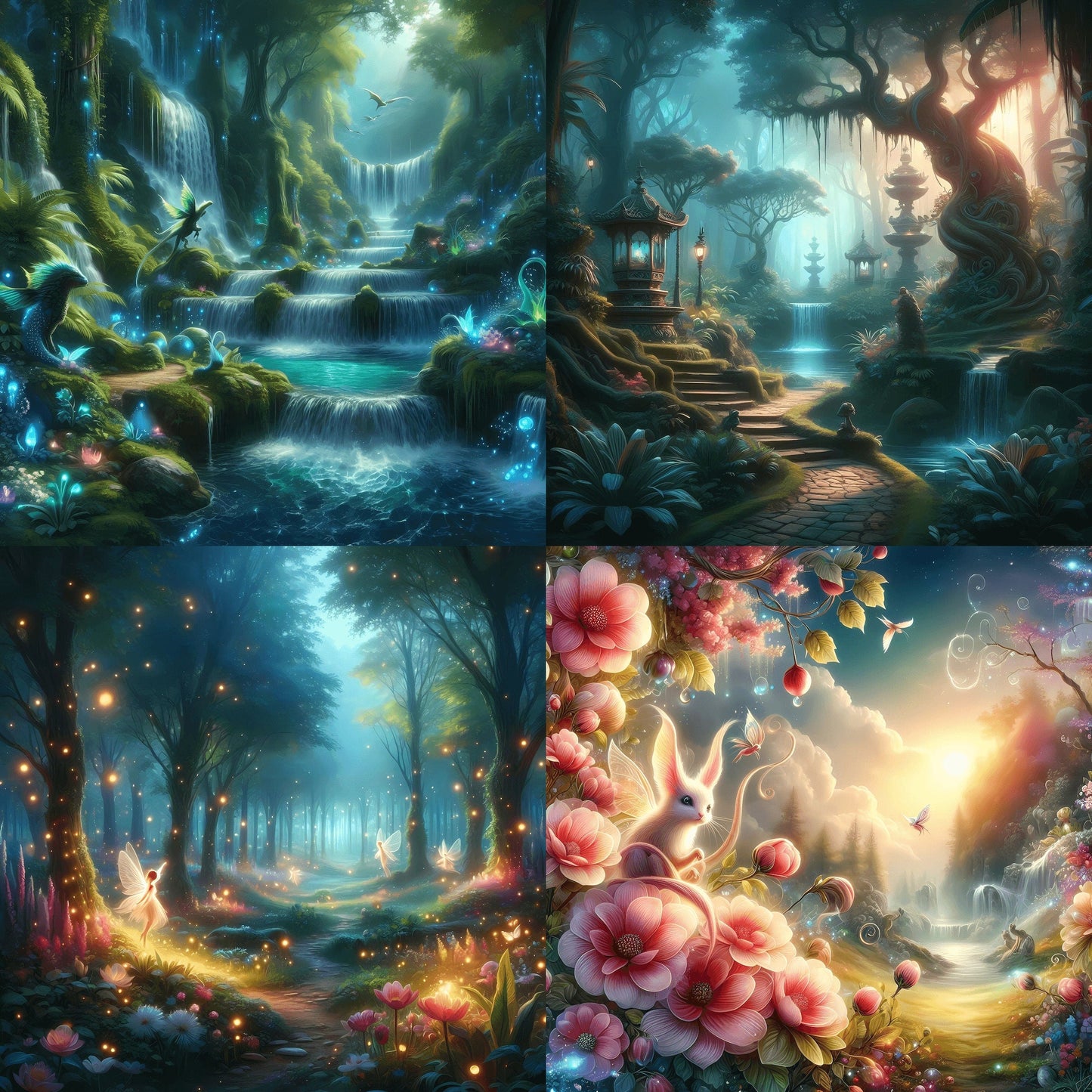 RELEASE PAPER | Enchanted Forest - Theme Pack Reusable Diamond Painting Release Paper