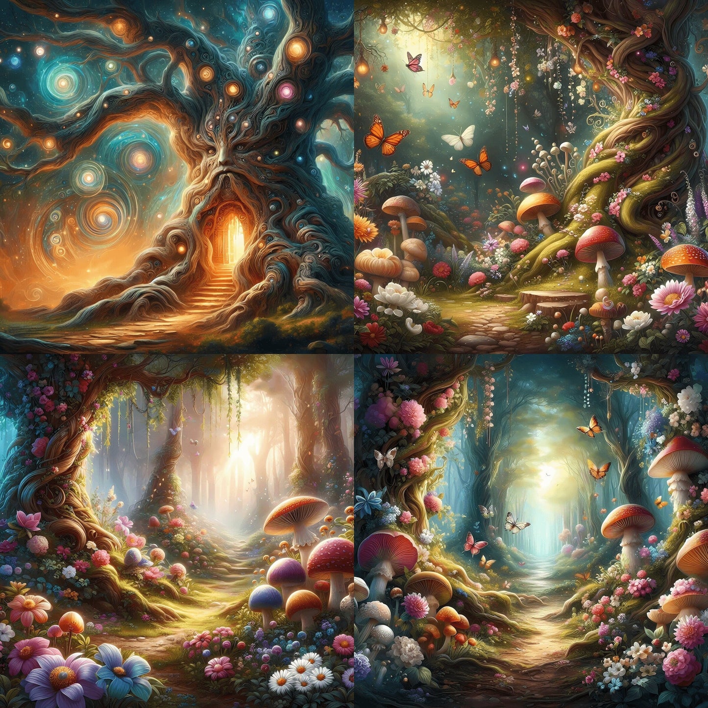 RELEASE PAPER | Enchanted Forest - Theme Pack Reusable Diamond Painting Release Paper