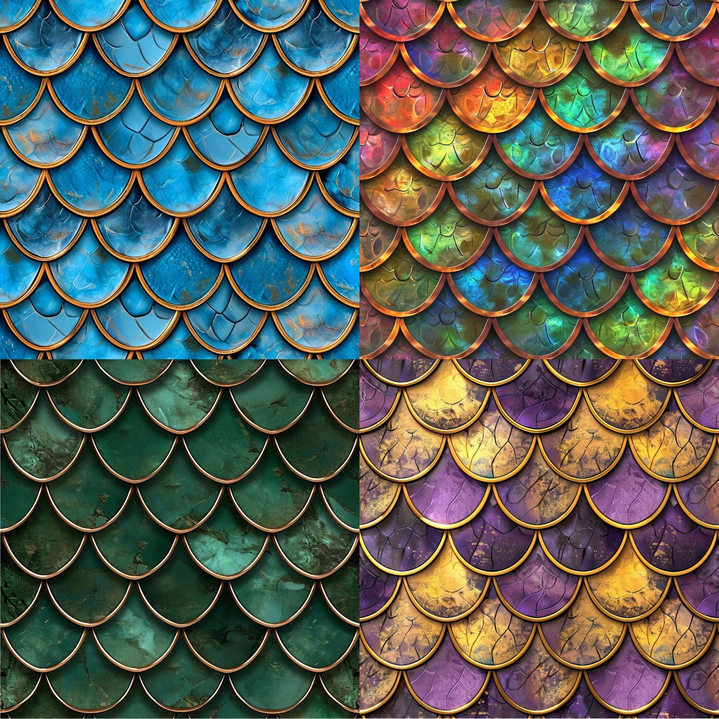 RELEASE PAPER | Dragon Scales - Theme Pack Reusable Diamond Painting Release Paper