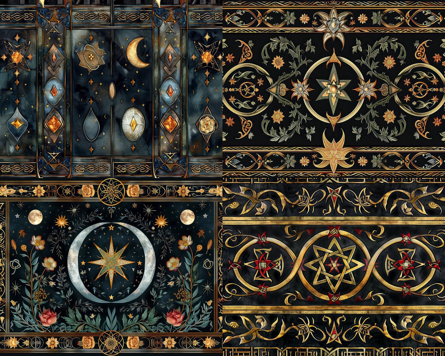 RELEASE PAPER | Celestial - Theme Pack Reusable Diamond Painting Release Paper