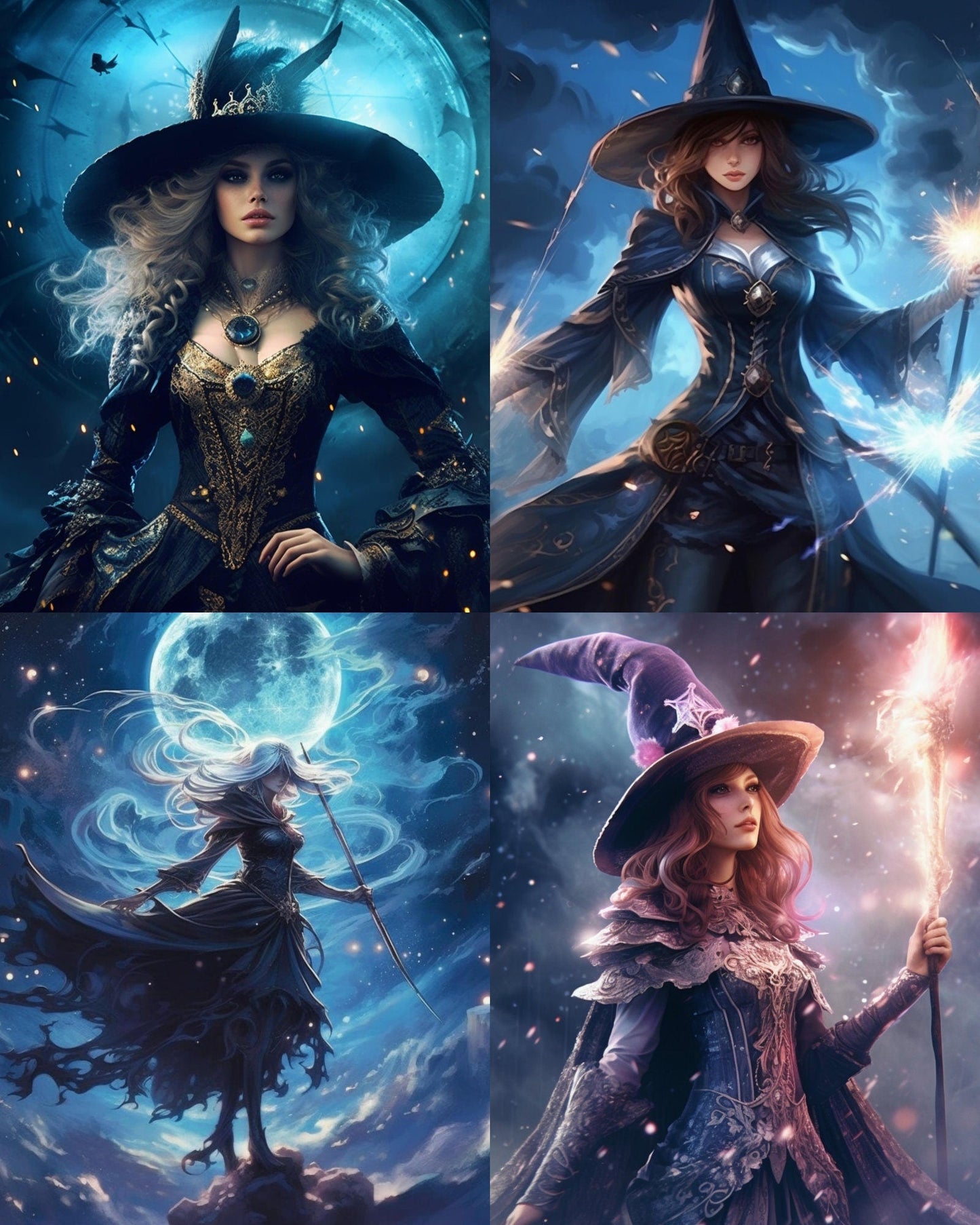 RELEASE PAPER | Celestial Witch - Theme Pack Reusable Diamond Painting Release Paper