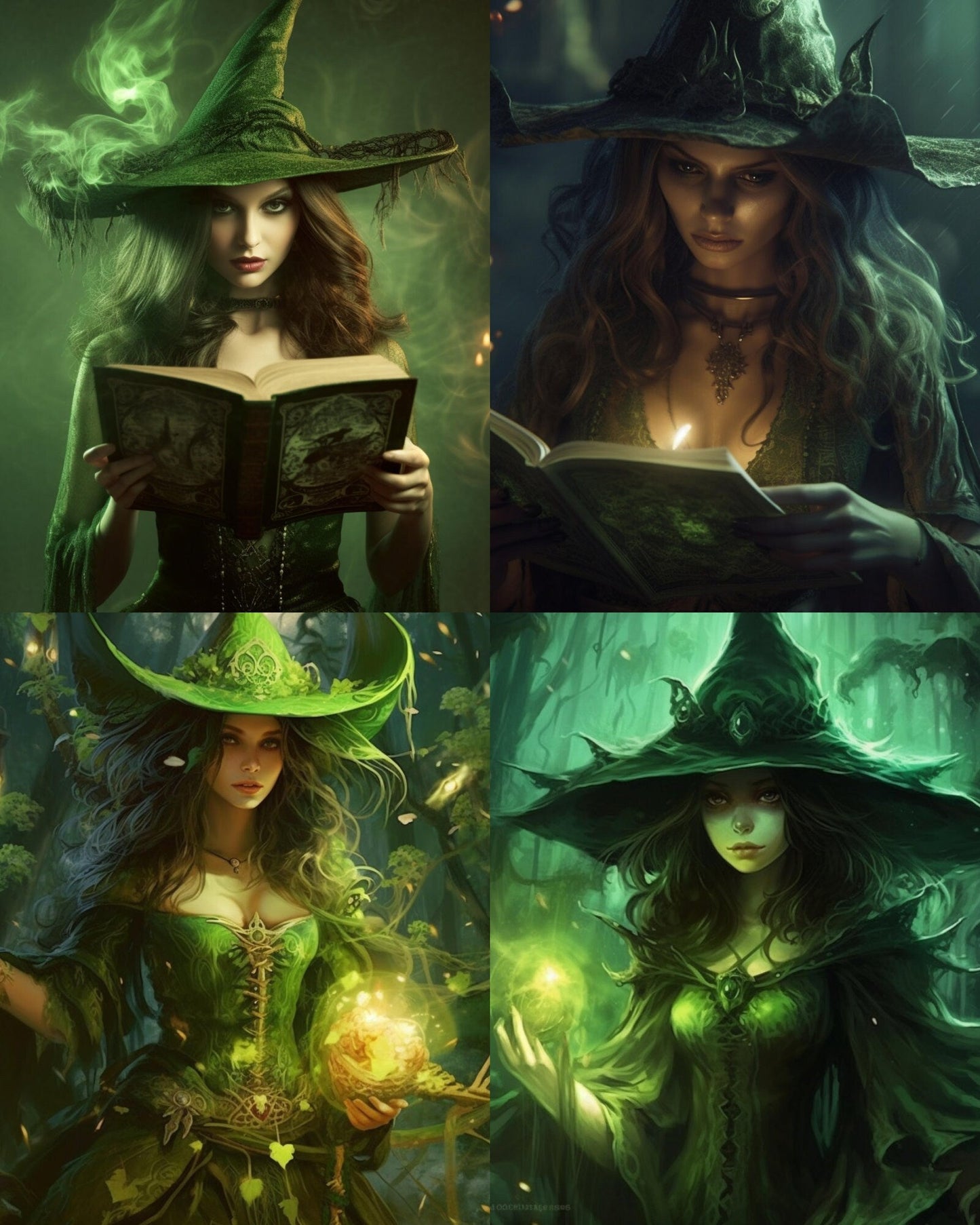 RELEASE PAPER | Forest Witch - Theme Pack Reusable Diamond Painting Release Paper