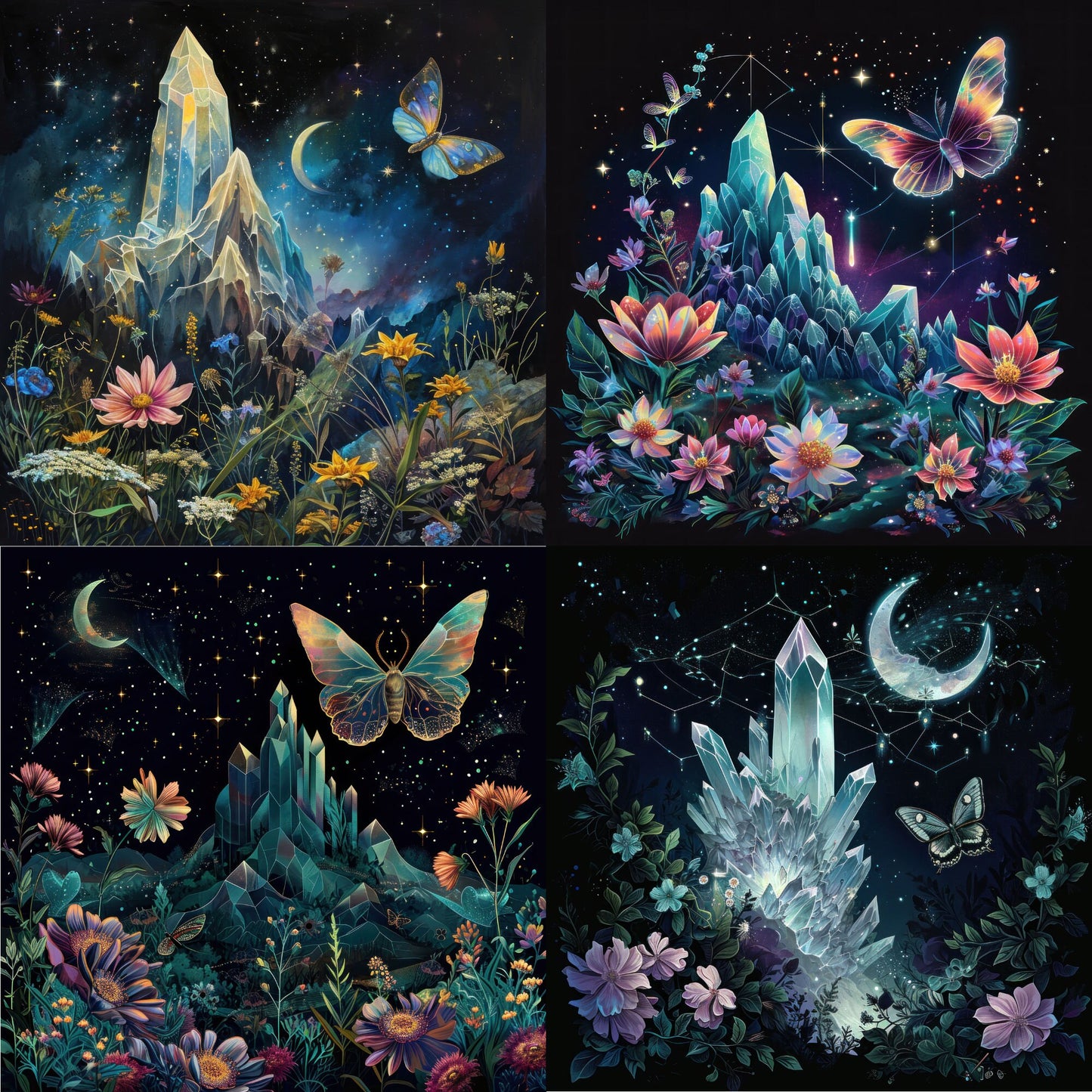 RELEASE PAPER | Moth Crystals - Theme Pack Reusable Diamond Painting Release Paper