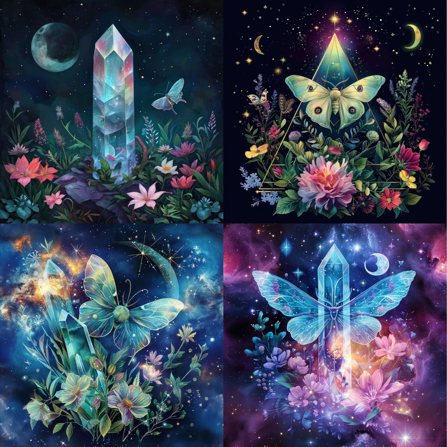RELEASE PAPER | Moth Crystals - Theme Pack Reusable Diamond Painting Release Paper