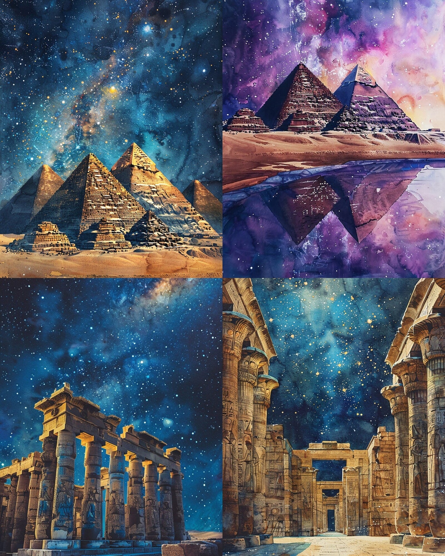 RELEASE PAPER | Ancient Egypt - Theme Pack Reusable Diamond Painting Release Paper