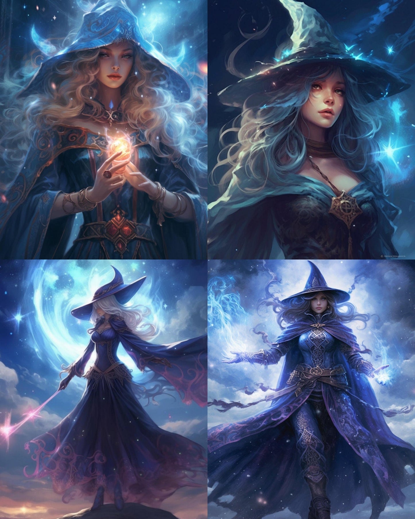 RELEASE PAPER | Celestial Witch - Theme Pack Reusable Diamond Painting Release Paper