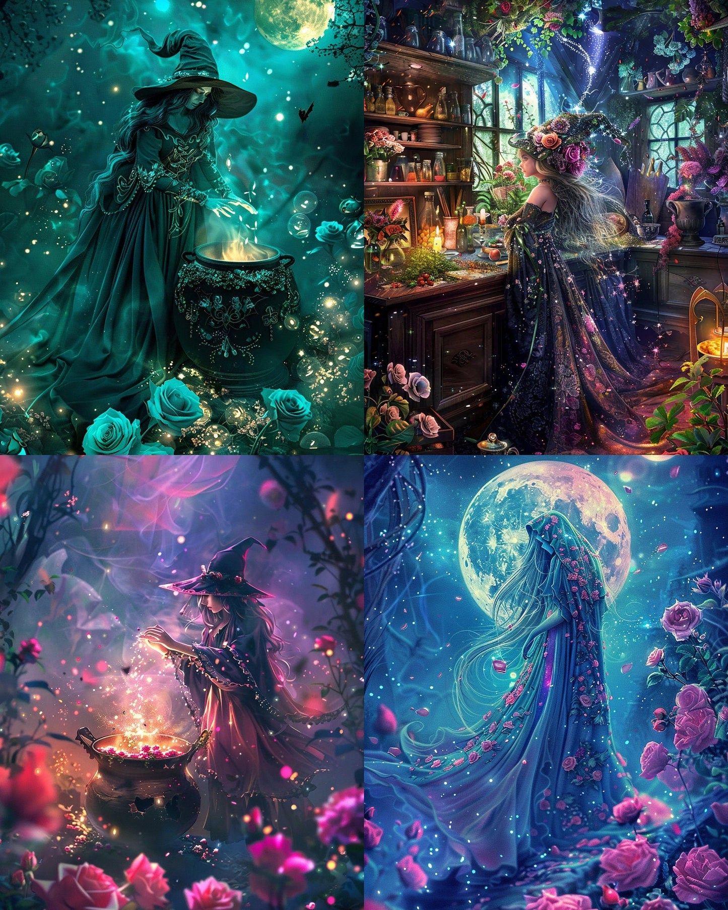 RELEASE PAPER | Celestial Witch - Theme Pack Reusable Diamond Painting Release Paper