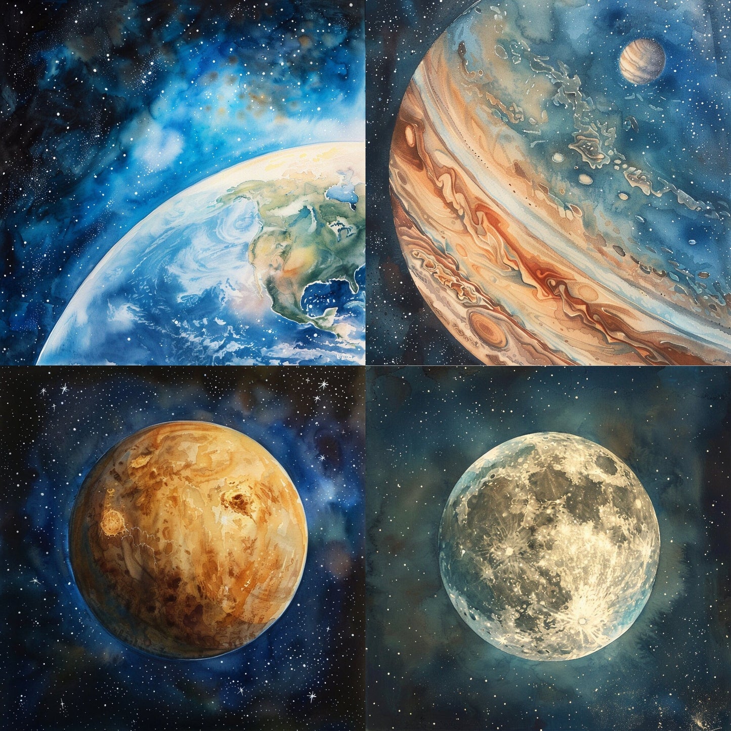 RELEASE PAPER | Solar System - Theme Pack Reusable Diamond Painting Release Paper