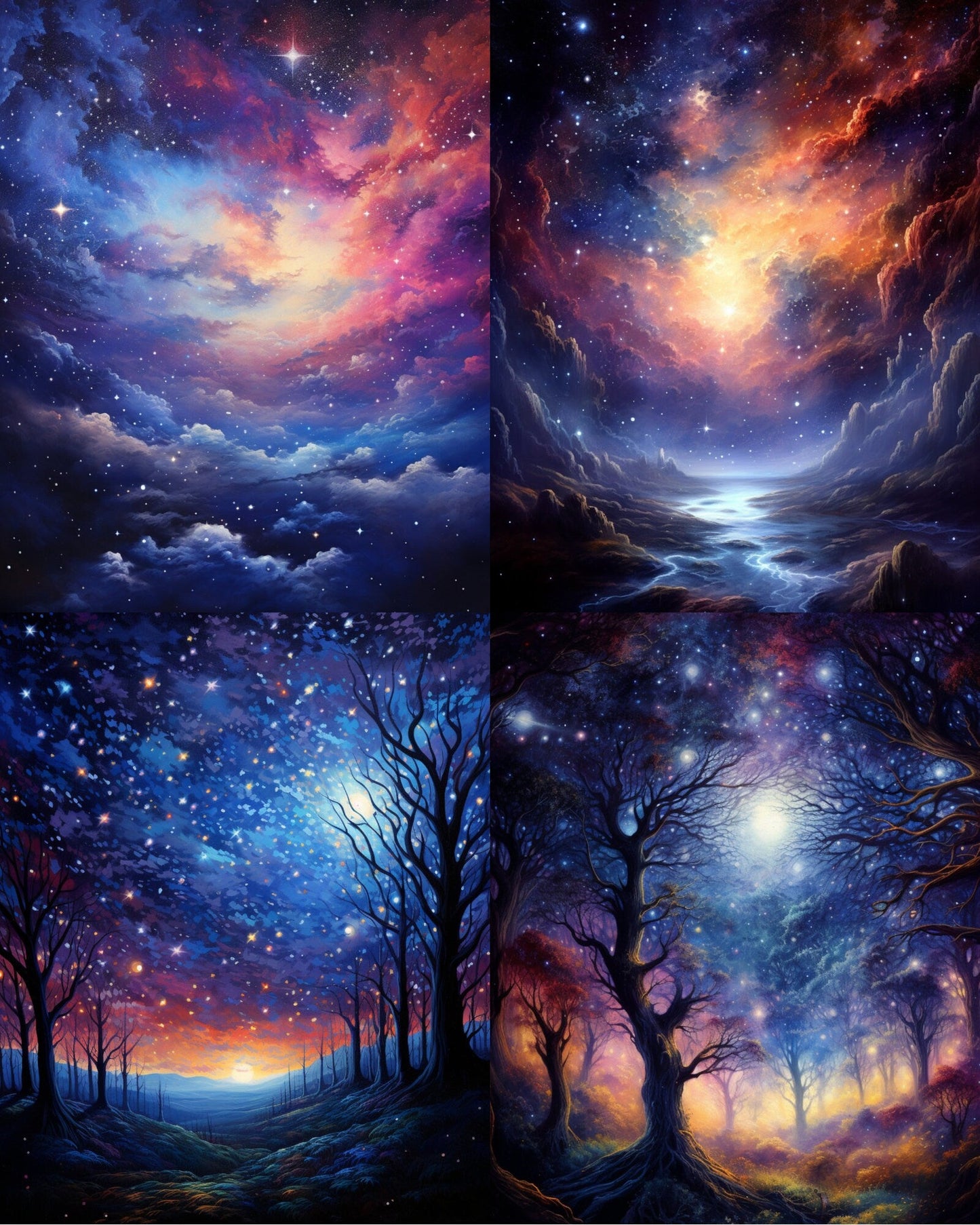 RELEASE PAPER | Celestial Skies - Theme Pack Reusable Diamond Painting Release Paper