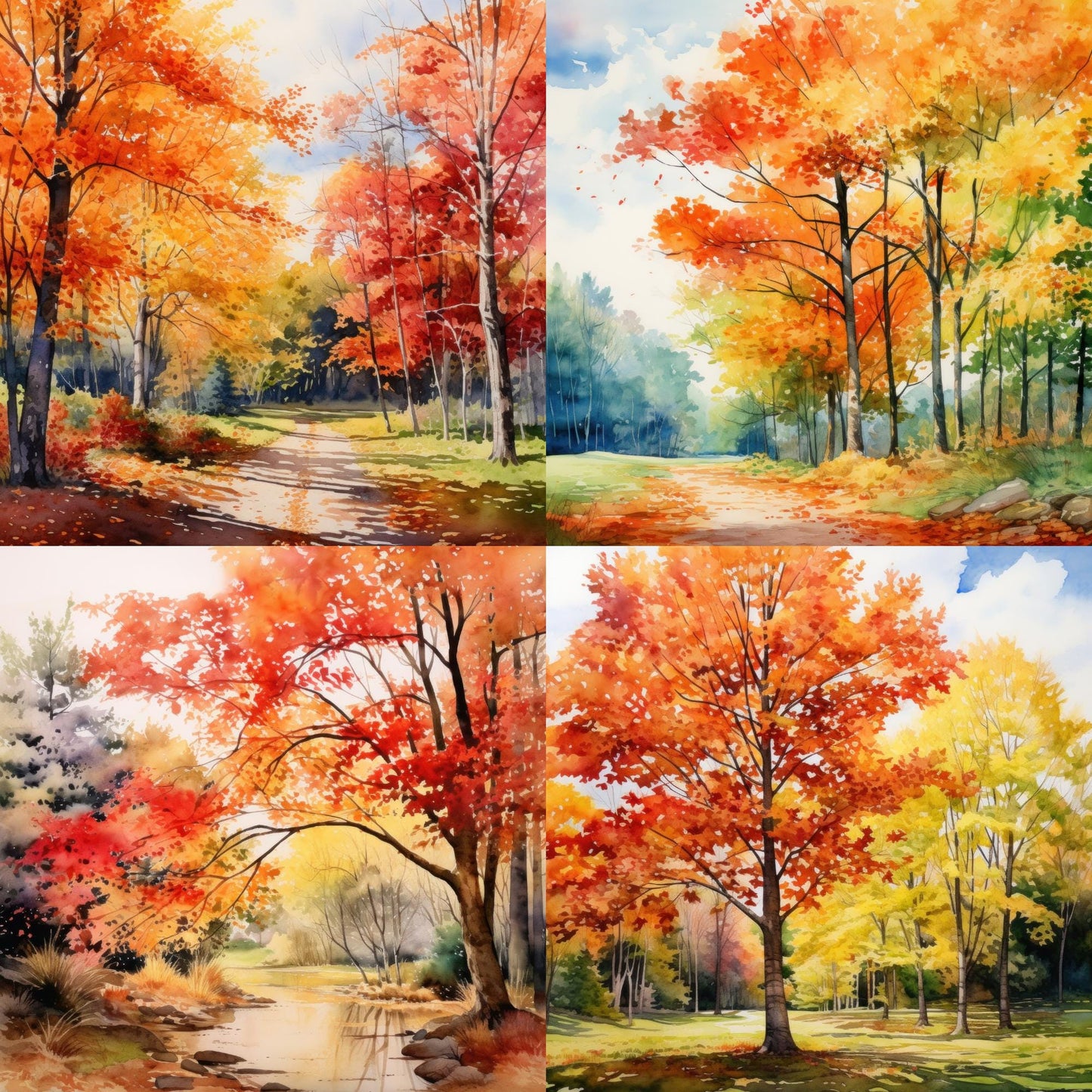 RELEASE PAPER | Fall Forest - Theme Pack Reusable Diamond Painting Release Paper