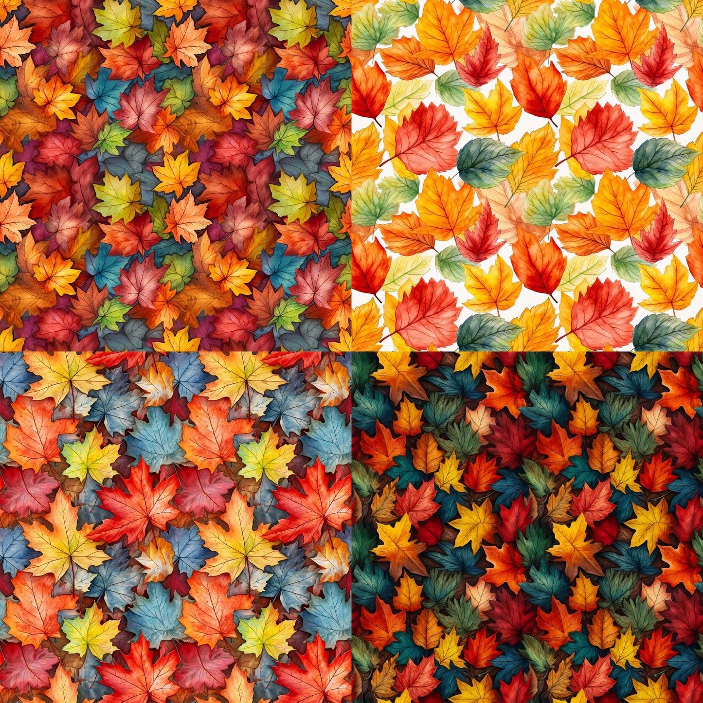 RELEASE PAPER | Fall Leaves - Theme Pack Reusable Diamond Painting Release Paper