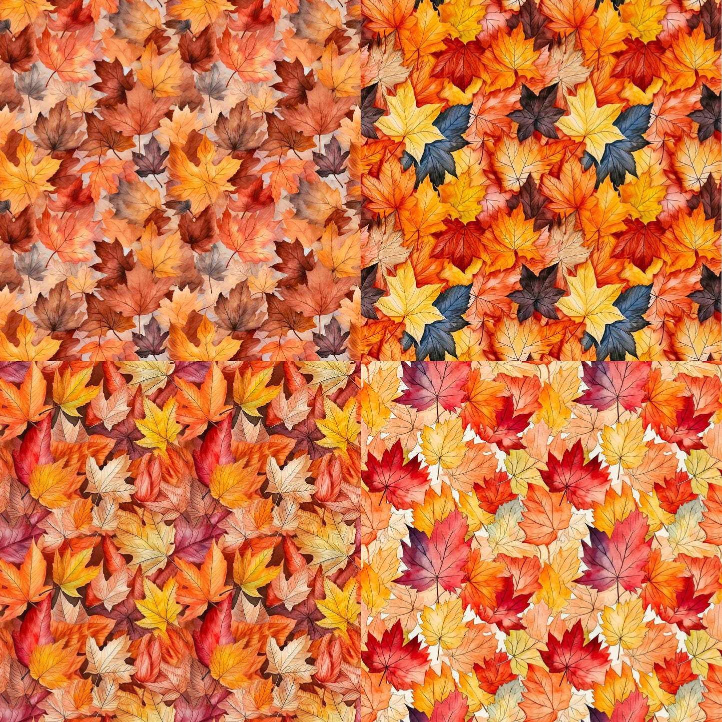 RELEASE PAPER | Fall Leaves - Theme Pack Reusable Diamond Painting Release Paper