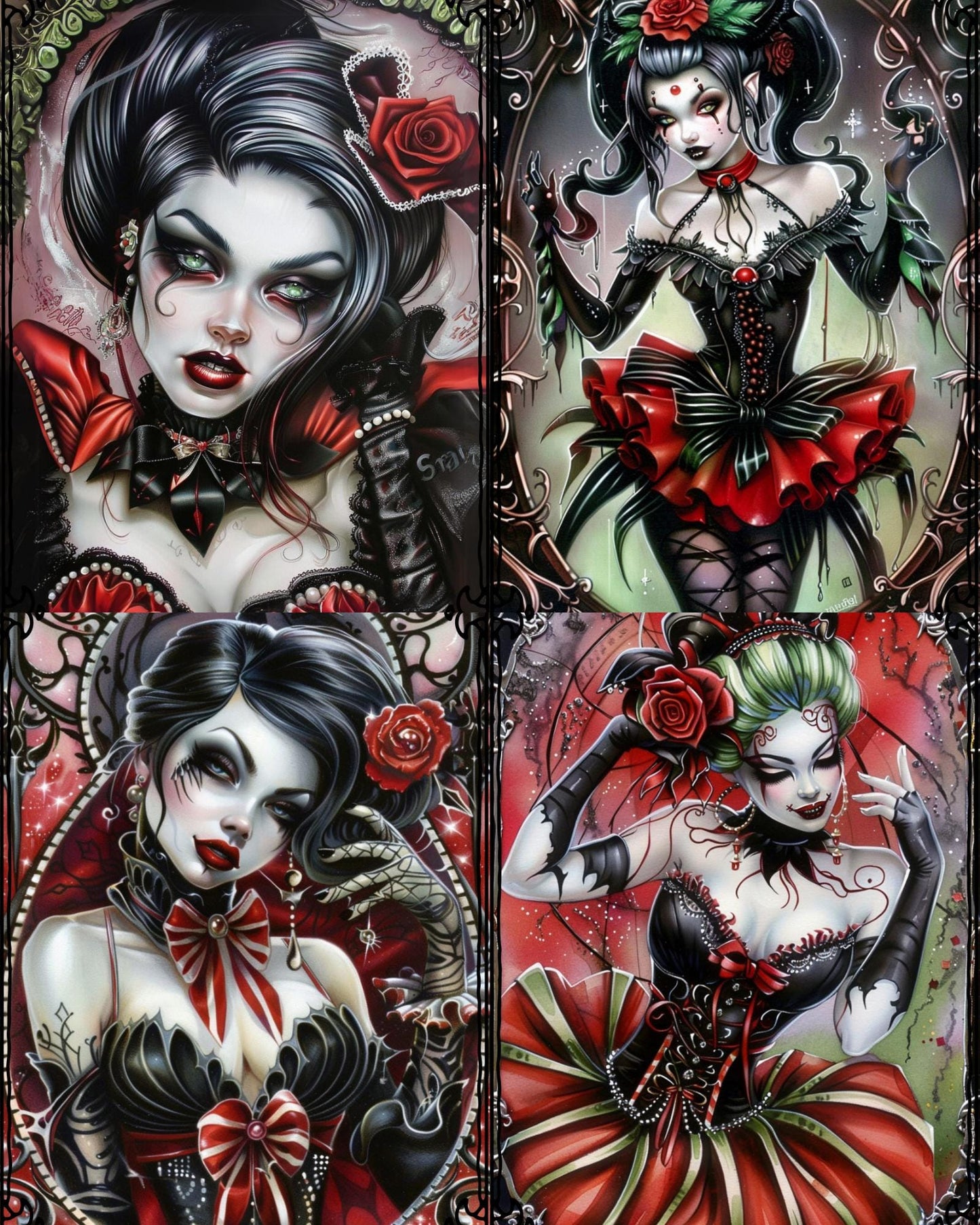 RELEASE PAPER | Zombie Girls - Theme Pack Reusable Diamond Painting Release Paper