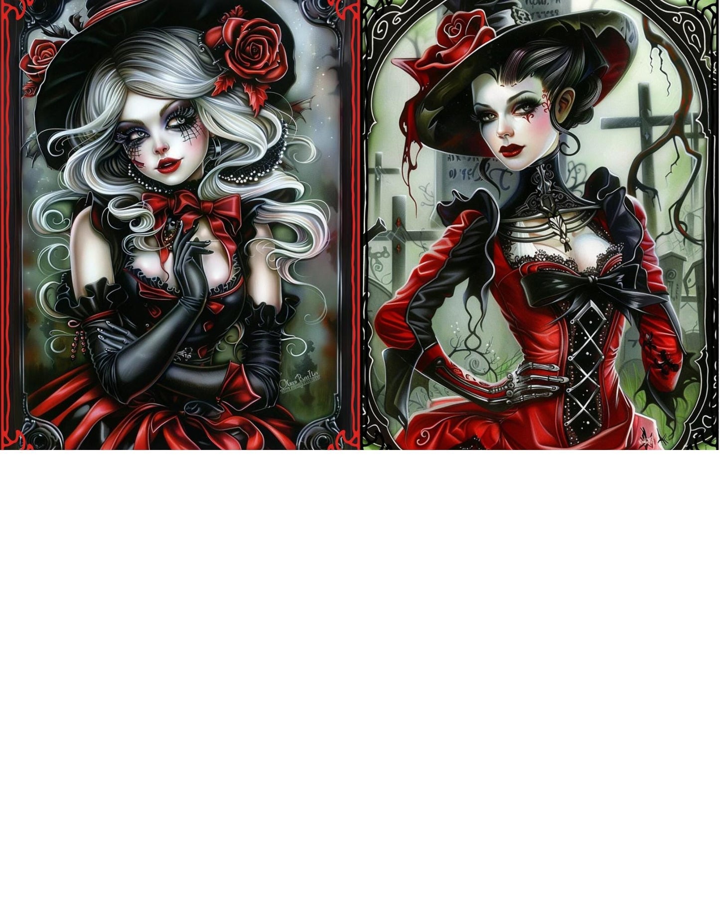RELEASE PAPER | Witchy Girls - Theme Pack Reusable Diamond Painting Release Paper