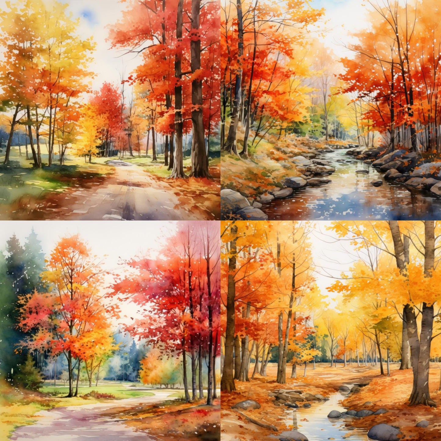 RELEASE PAPER | Fall Forest - Theme Pack Reusable Diamond Painting Release Paper