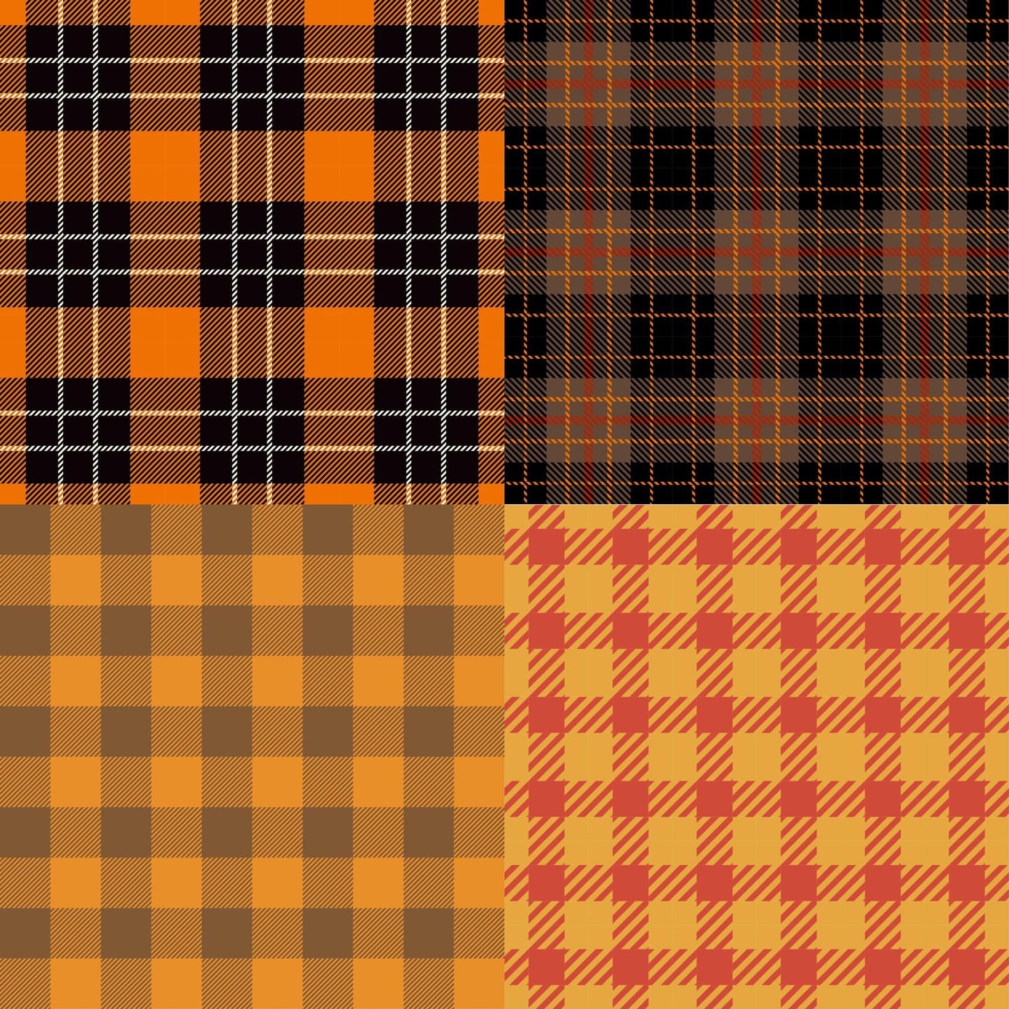 RELEASE PAPER | Fall Plaid - Theme Pack Reusable Diamond Painting Release Paper