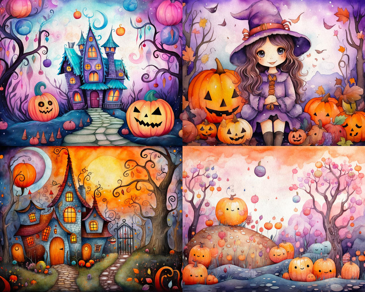 RELEASE PAPER | Halloween Whimsy - Theme Pack Reusable Diamond Painting Release Paper