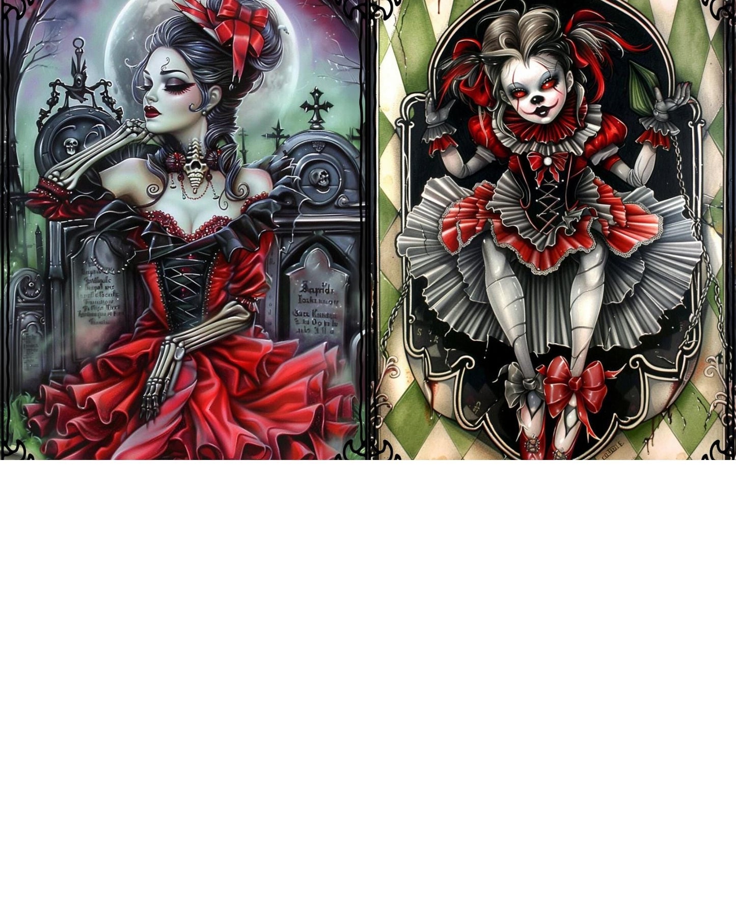 RELEASE PAPER | Zombie Girls - Theme Pack Reusable Diamond Painting Release Paper