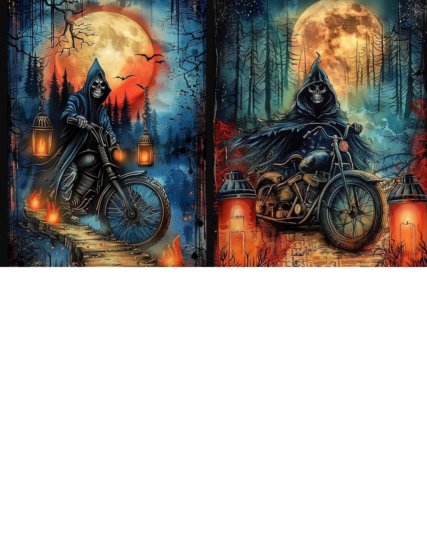 RELEASE PAPER | Halloween Night Ride - Theme Pack Reusable Diamond Painting Release Paper