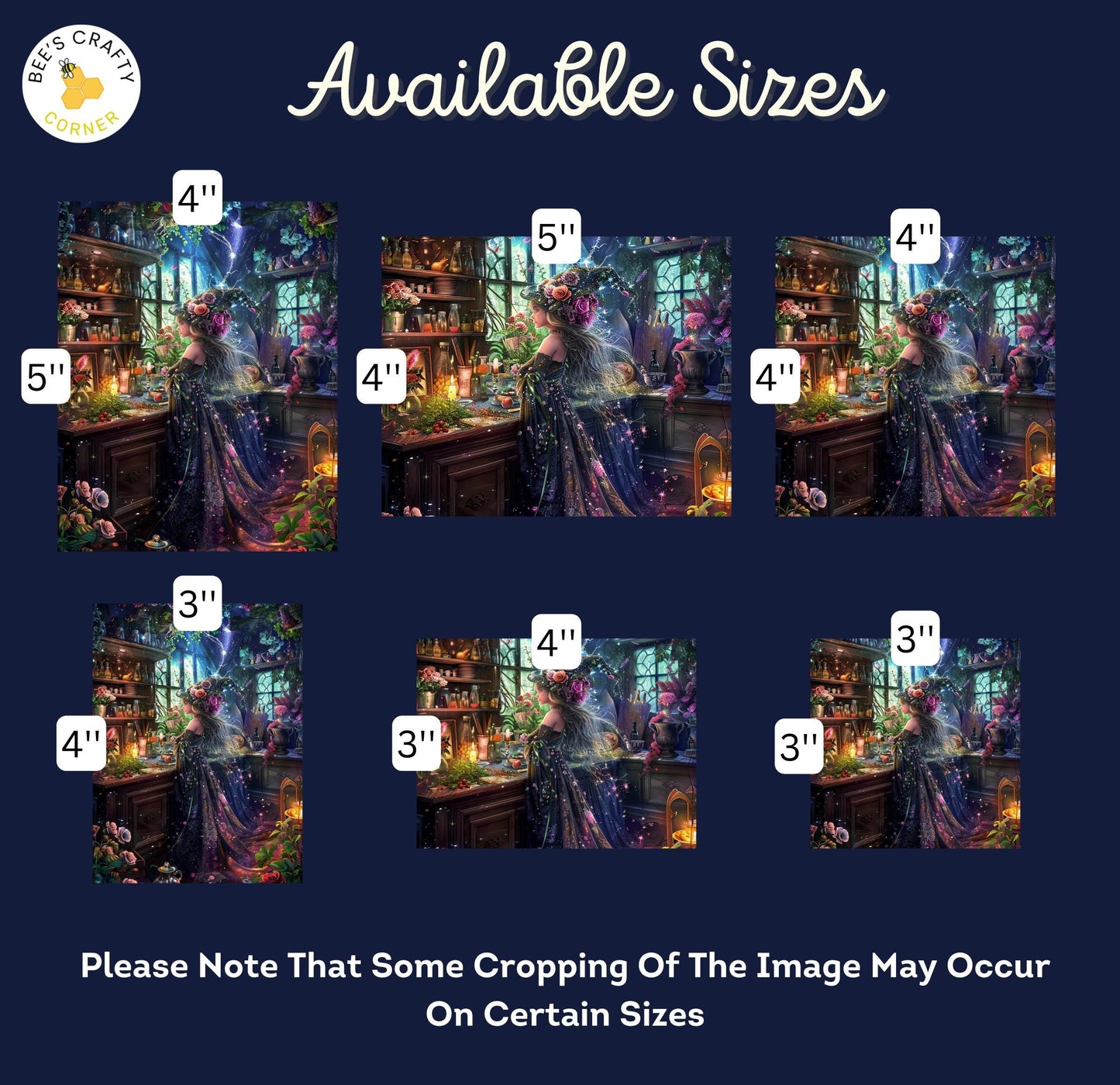 RELEASE PAPER | Celestial Witch - Theme Pack Reusable Diamond Painting Release Paper